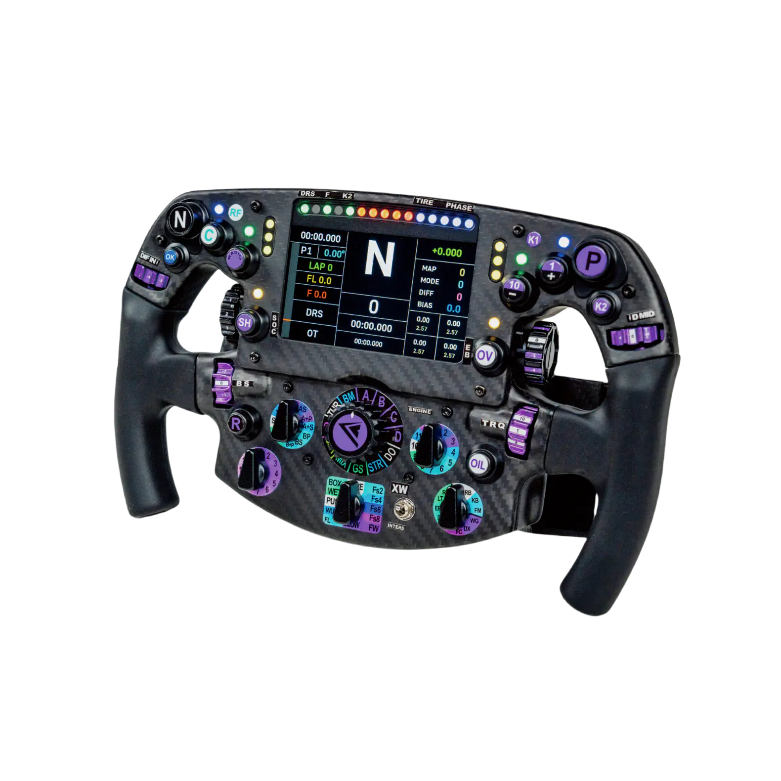 Conspit PW1 formula wheel button layout sim racing