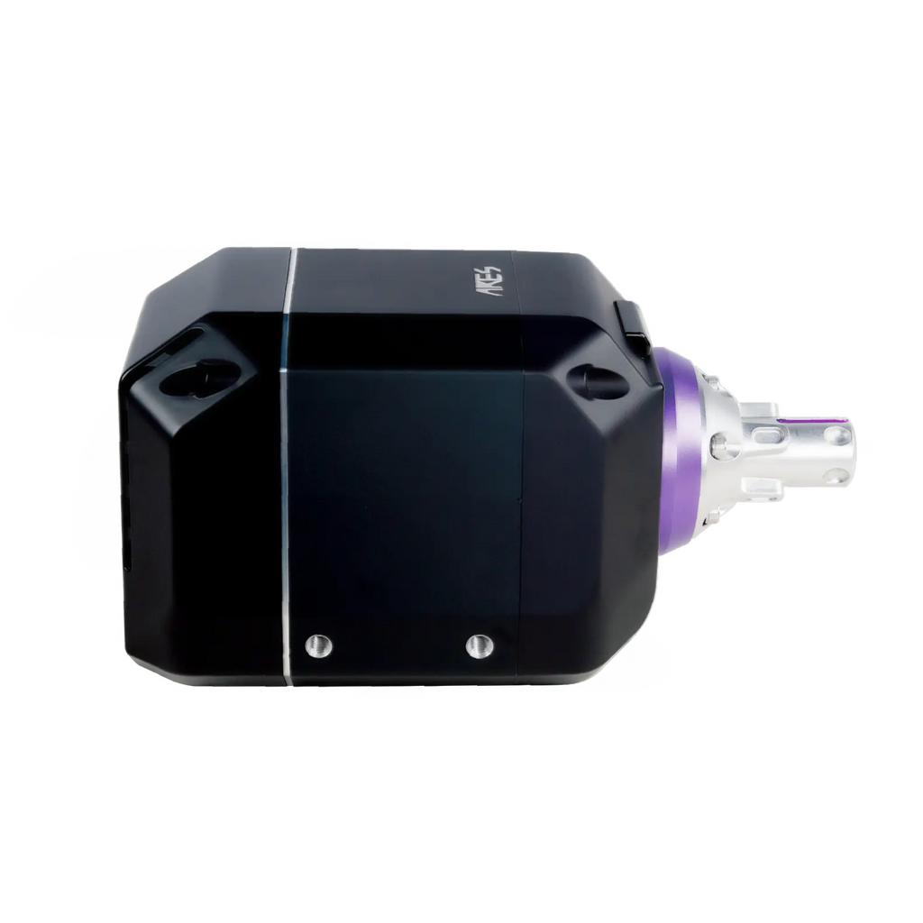 Conspit Ares 12Nm sim racing wheel base mounted on rig setup