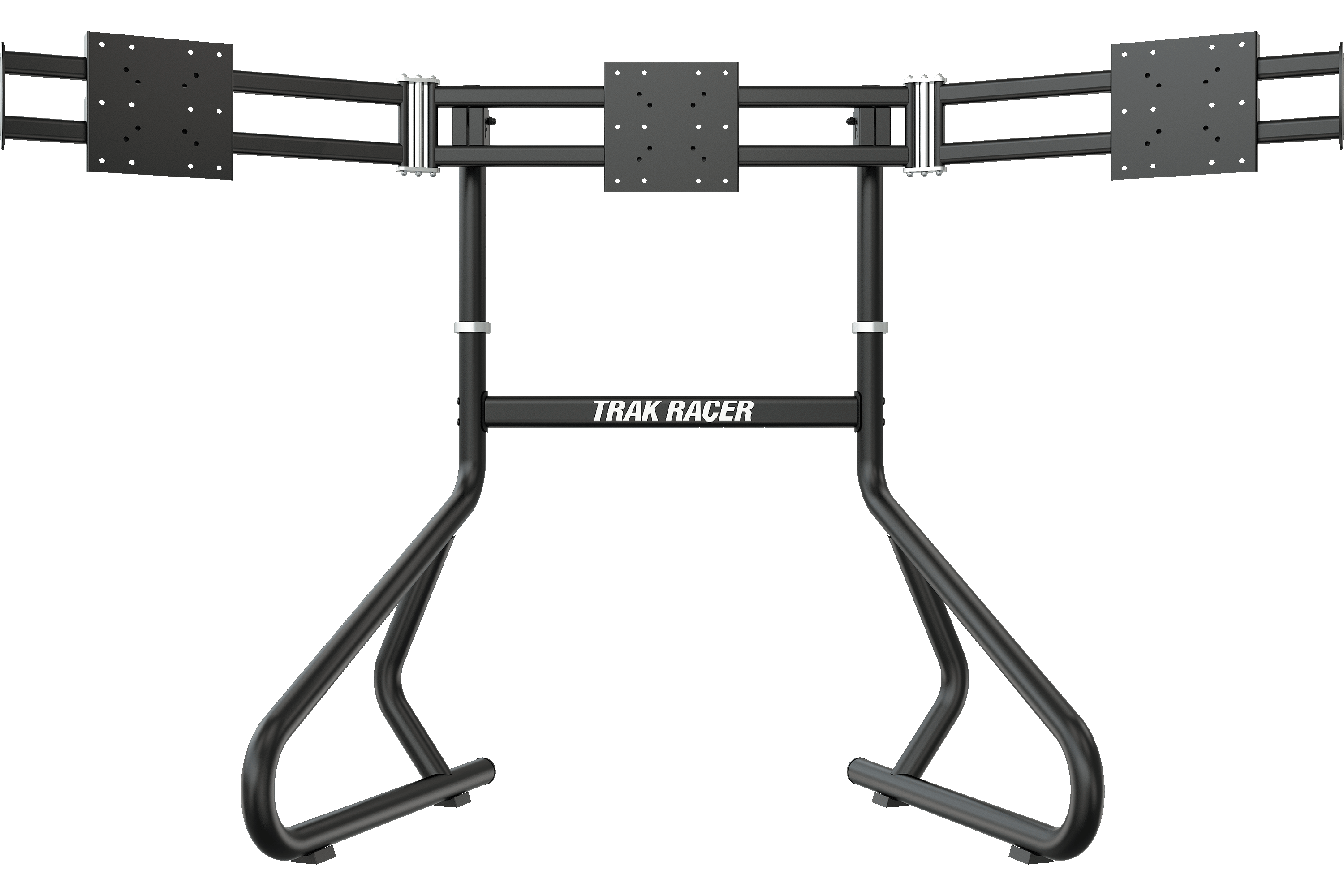 Freestanding Dual Monitor Stand - Supports up to 80" Display