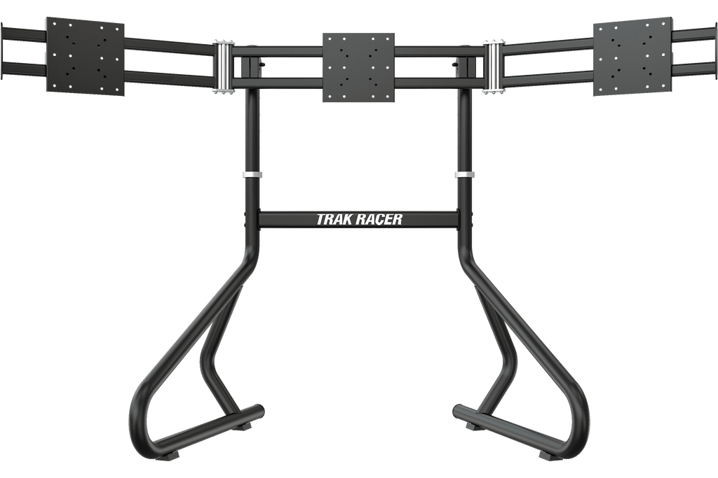 Large Freestanding Triple Monitor Stand - 30" to 45" Displays