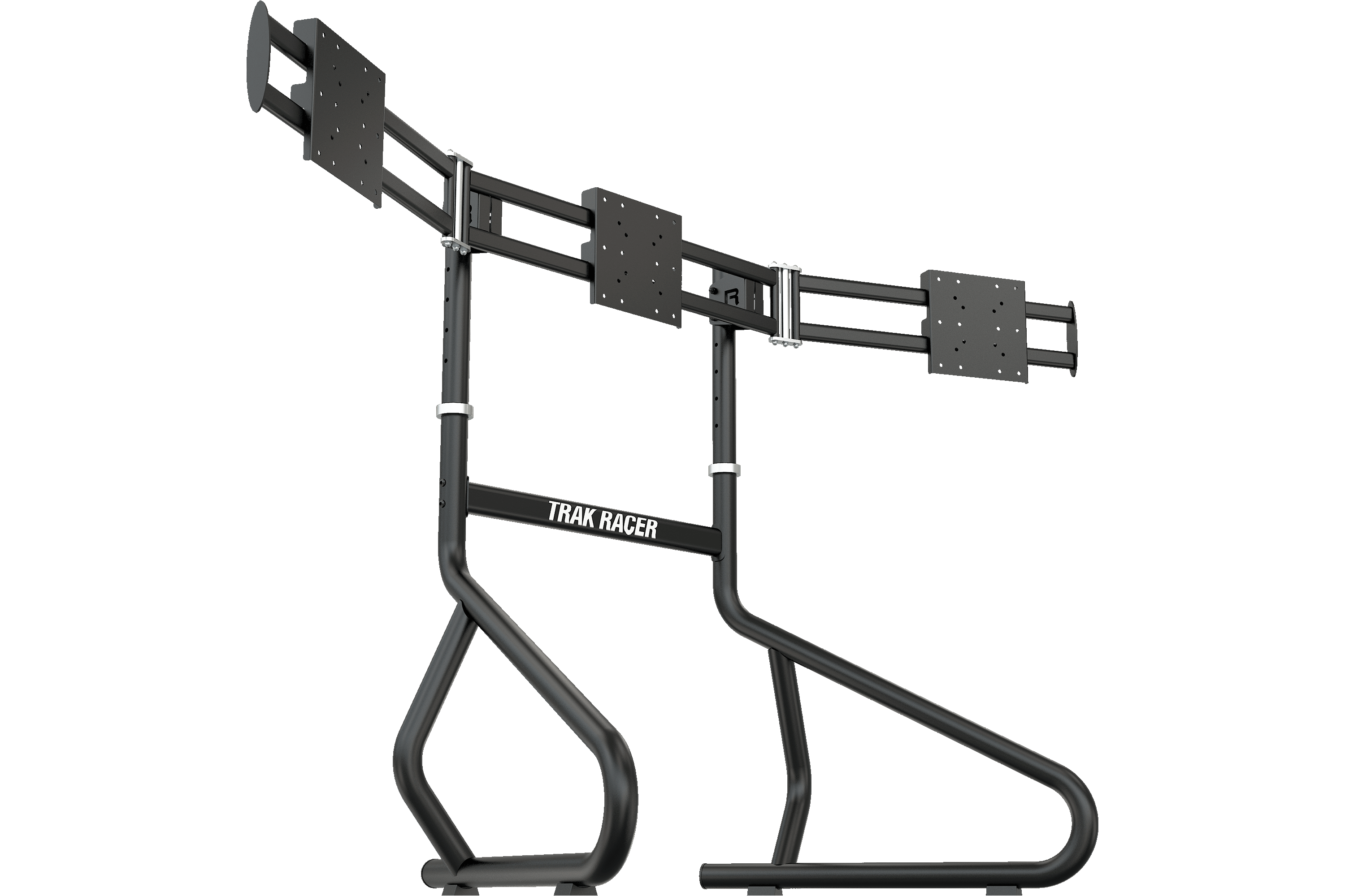 Freestanding Dual Monitor Stand - Supports up to 80" Display