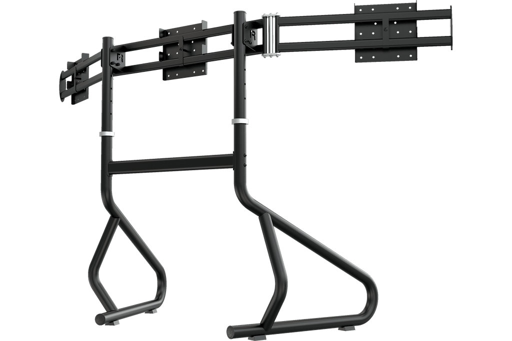 Freestanding Dual Monitor Stand - Supports up to 80" Display
