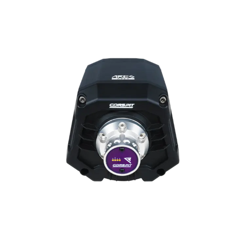 Conspit Ares Apex 8Nm direct drive wheel base rear port view