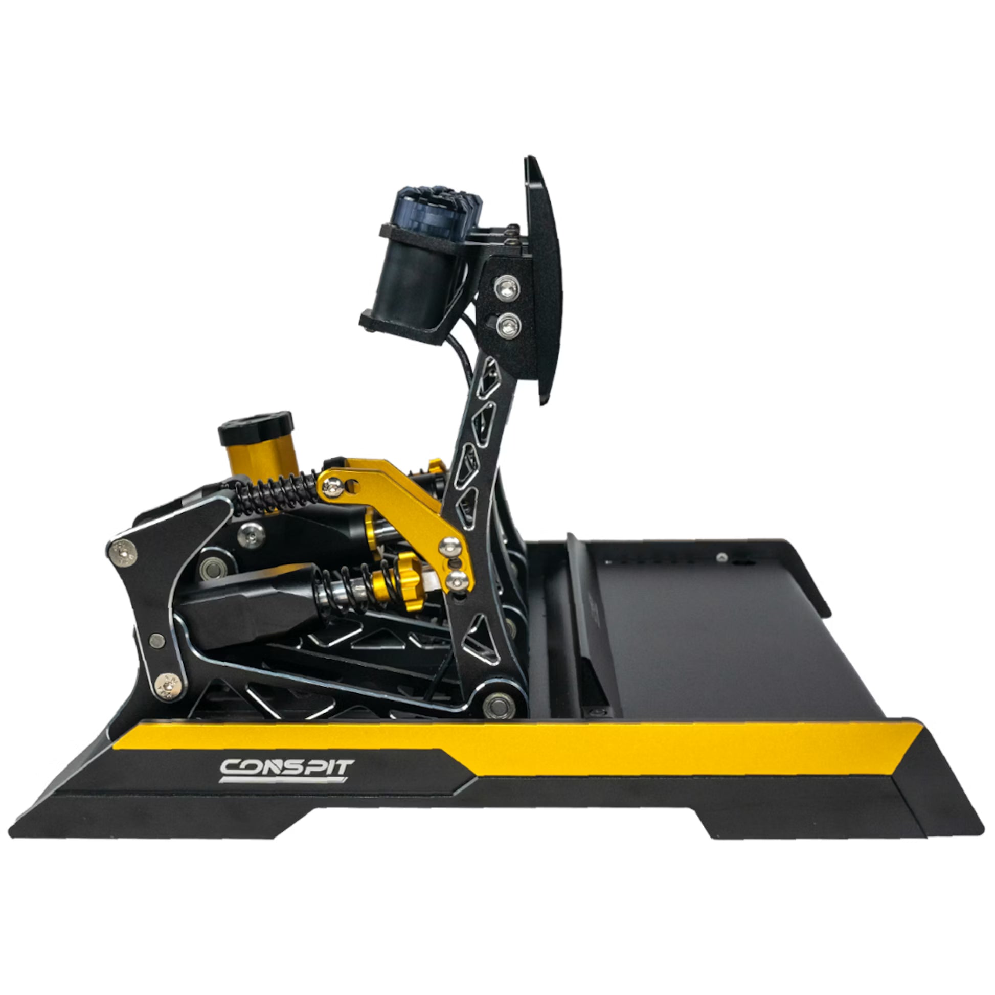 Side view of Conspit CPP EVO 3 hydraulic brake sim racing pedals