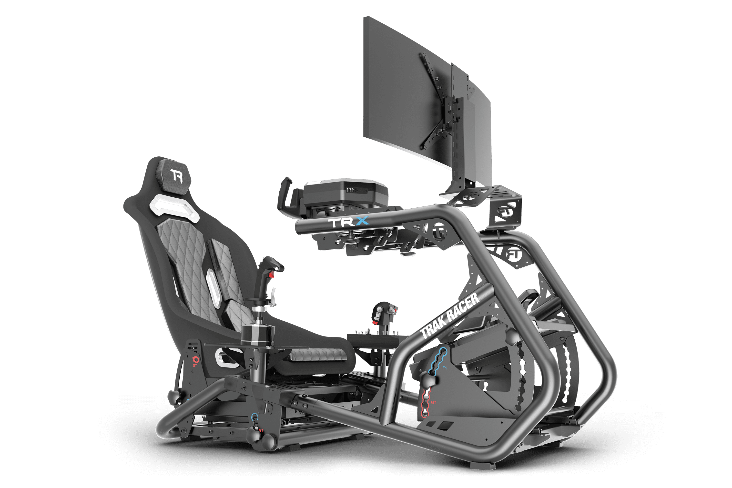FLIGHT SIMULATOR MOUNTS - LEFT AND RIGHT SET FOR ALPINE RACING TRX
