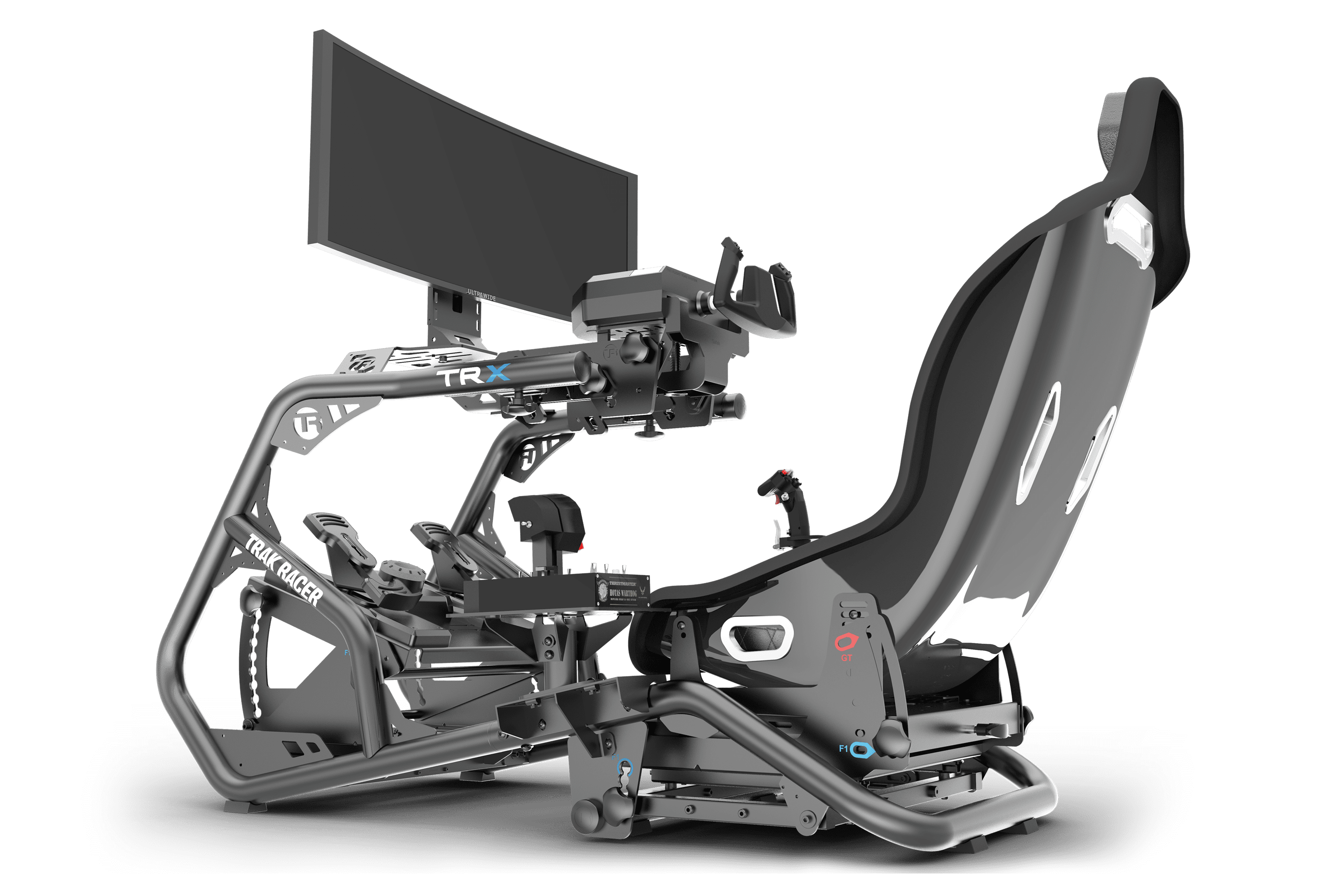 FLIGHT SIMULATOR MOUNTS - LEFT AND RIGHT SET FOR ALPINE RACING TRX