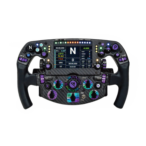 Conspit PW1 formula racing wheel for sim racing front view