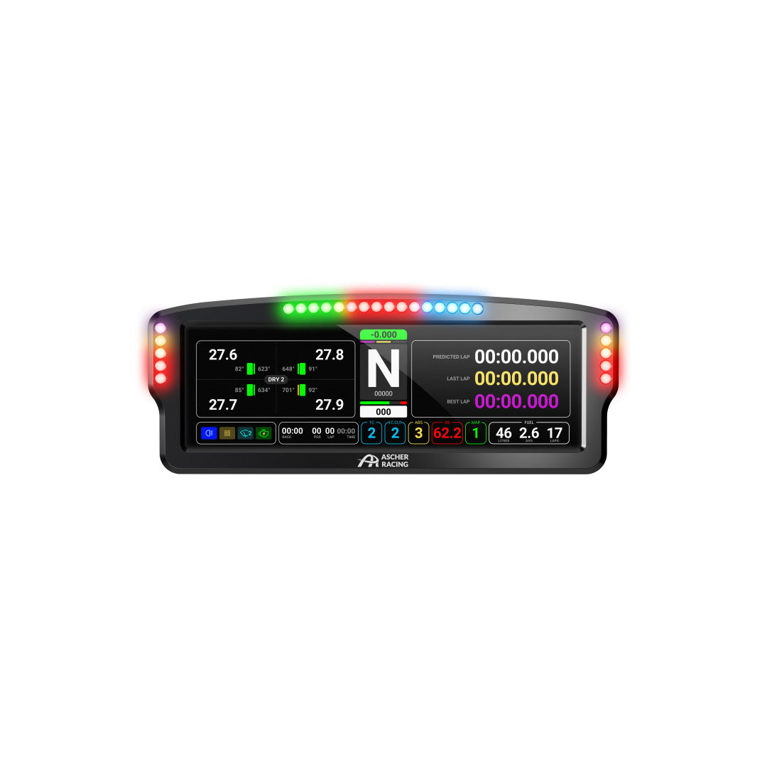 Ascher Racing Dashboard 8-inch