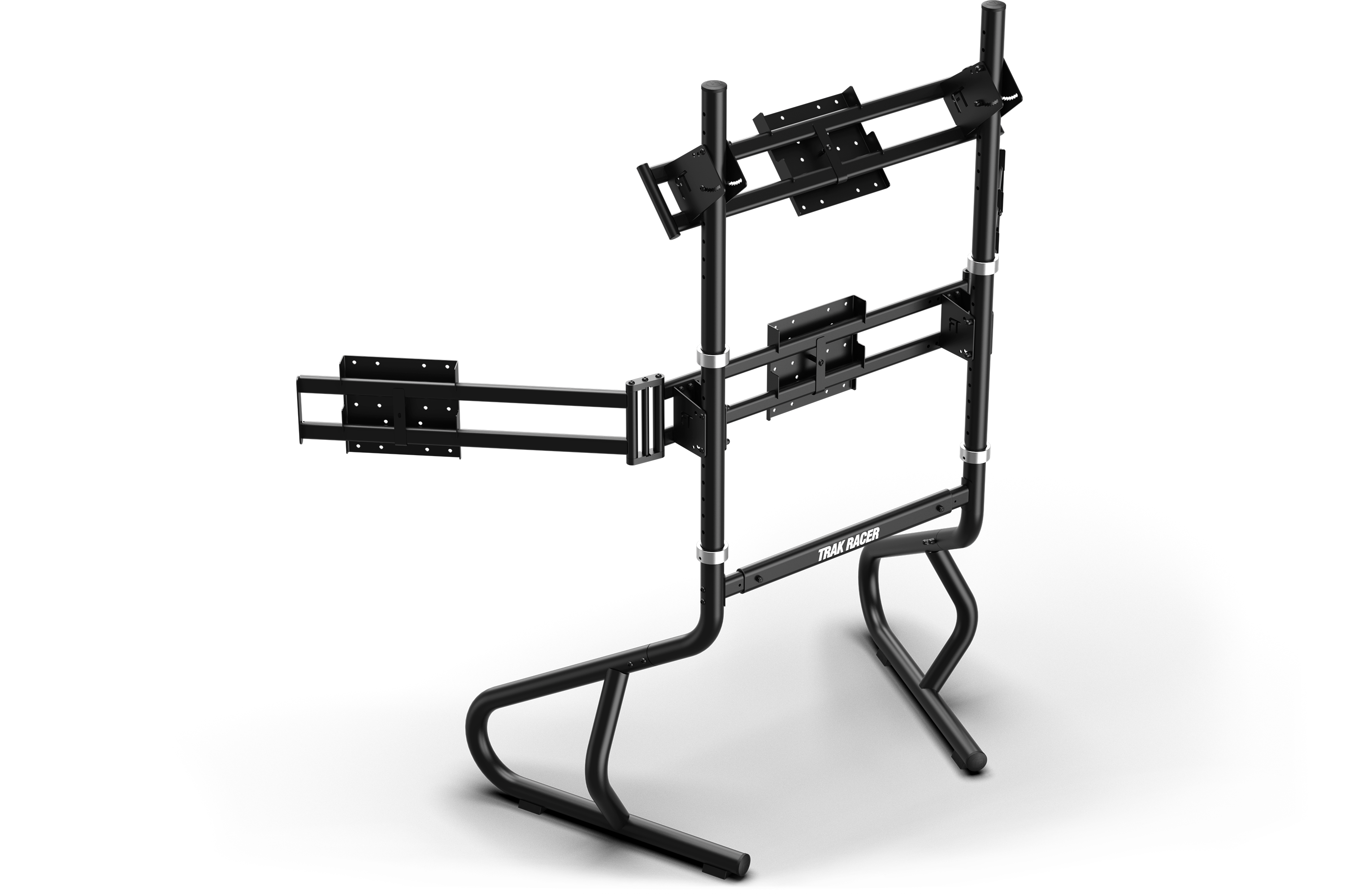 Freestanding Triple Monitor Stand - Supports 32" to 45" Displays