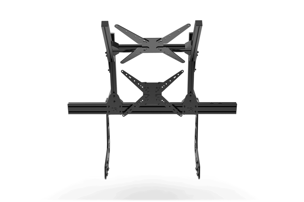 Cockpit-Mounted Dual Monitor Stand - Supports up to 80" Display