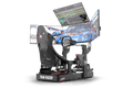 Cockpit-Mounted Quad Monitor Stand - Supports up to 45" Displays