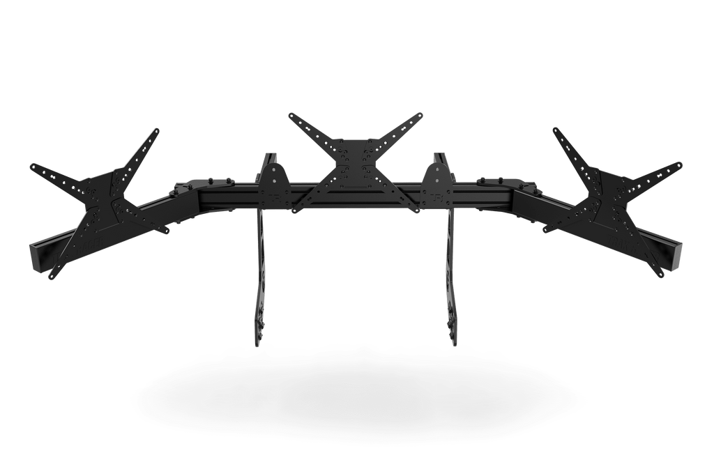 Cockpit-Mounted Triple Monitor Mount - Supports up to 45" Displays