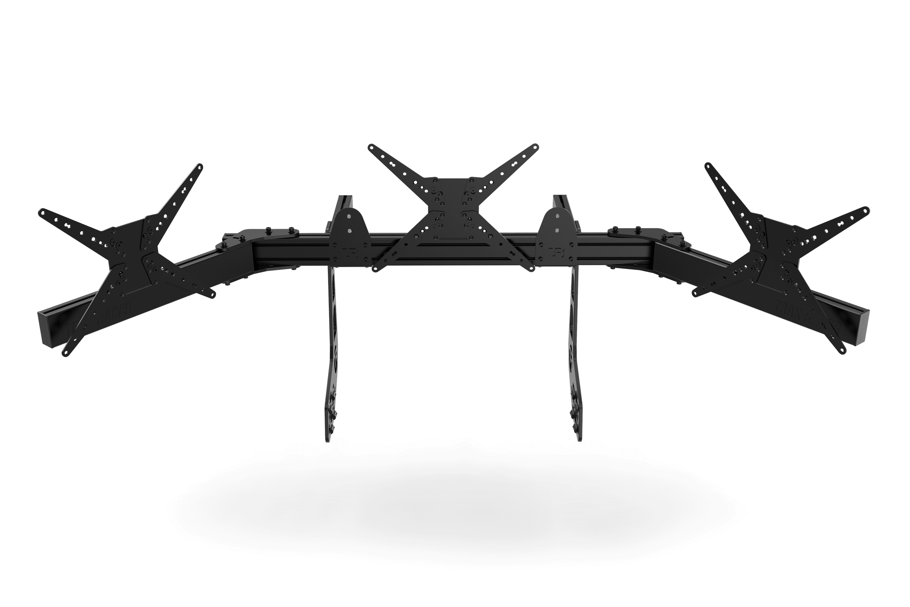 Cockpit-Mounted Triple Monitor Mount - Supports up to 45" Displays