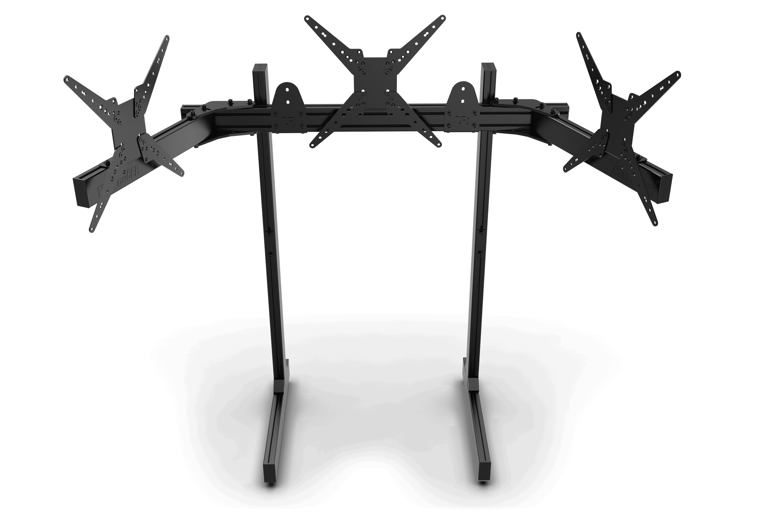 Freestanding Triple Monitor Stand - Supports up to 45" Displays