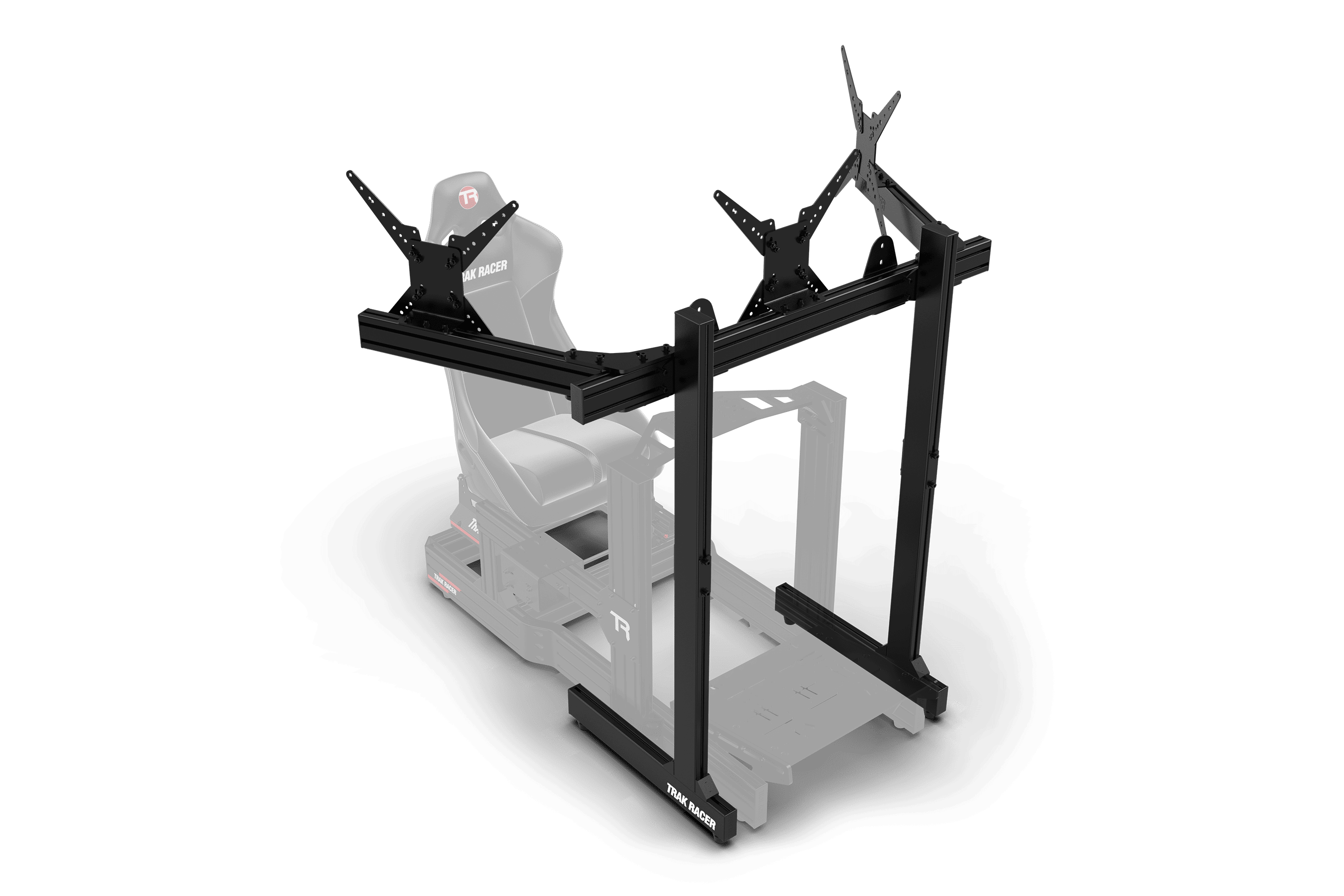 Freestanding Triple Monitor Stand - Supports up to 45" Displays