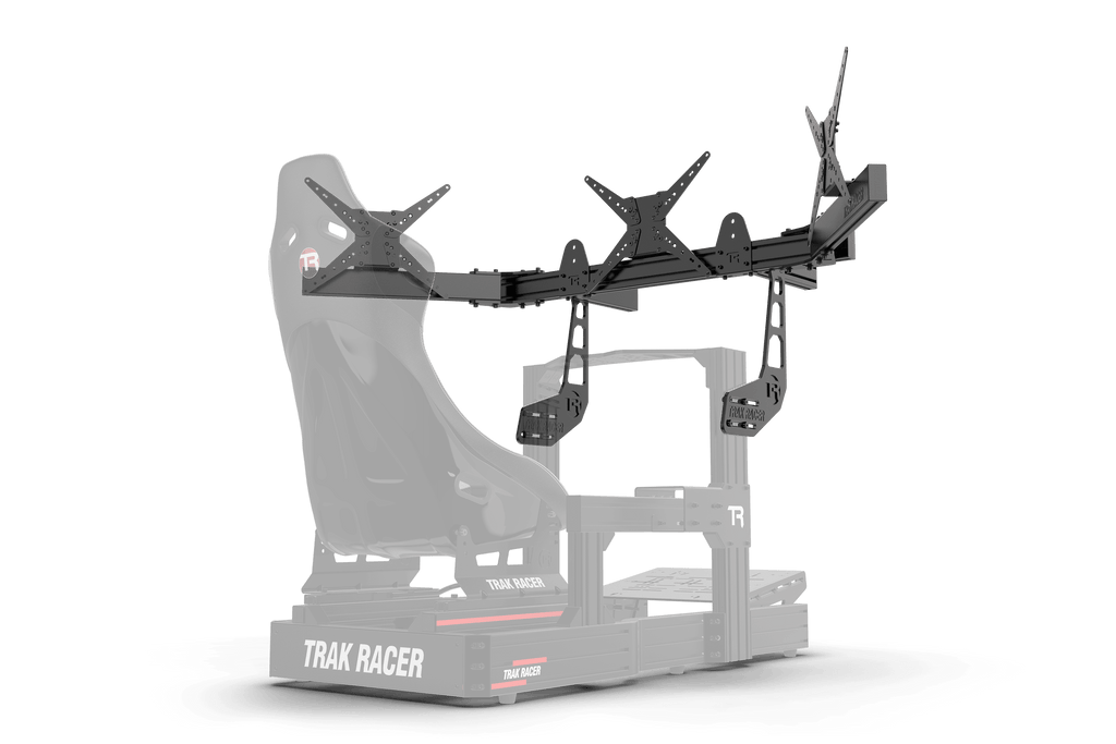 Cockpit-Mounted Triple Monitor Mount - Supports up to 45" Displays