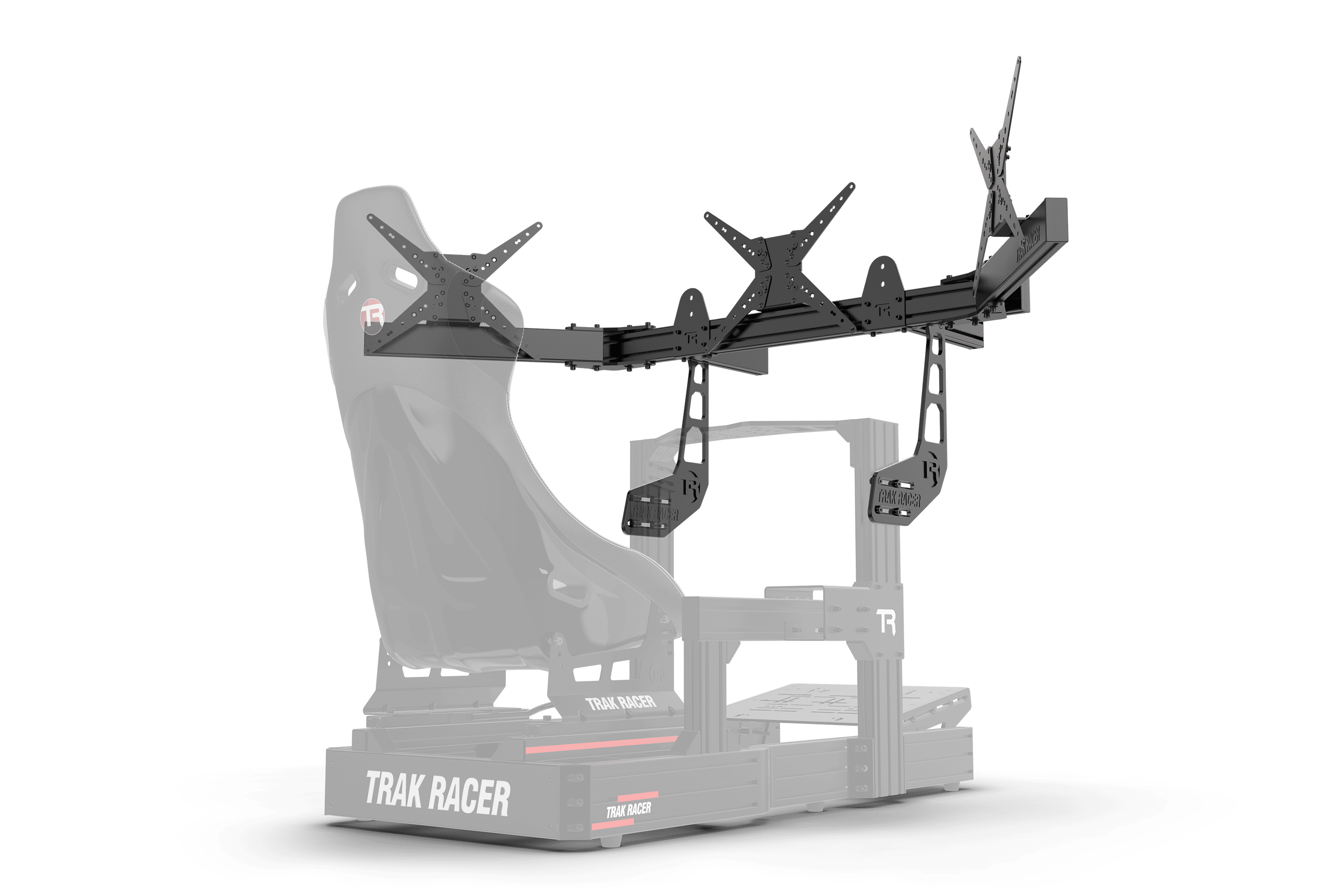 Cockpit-Mounted Triple Monitor Mount - Supports up to 45" Displays