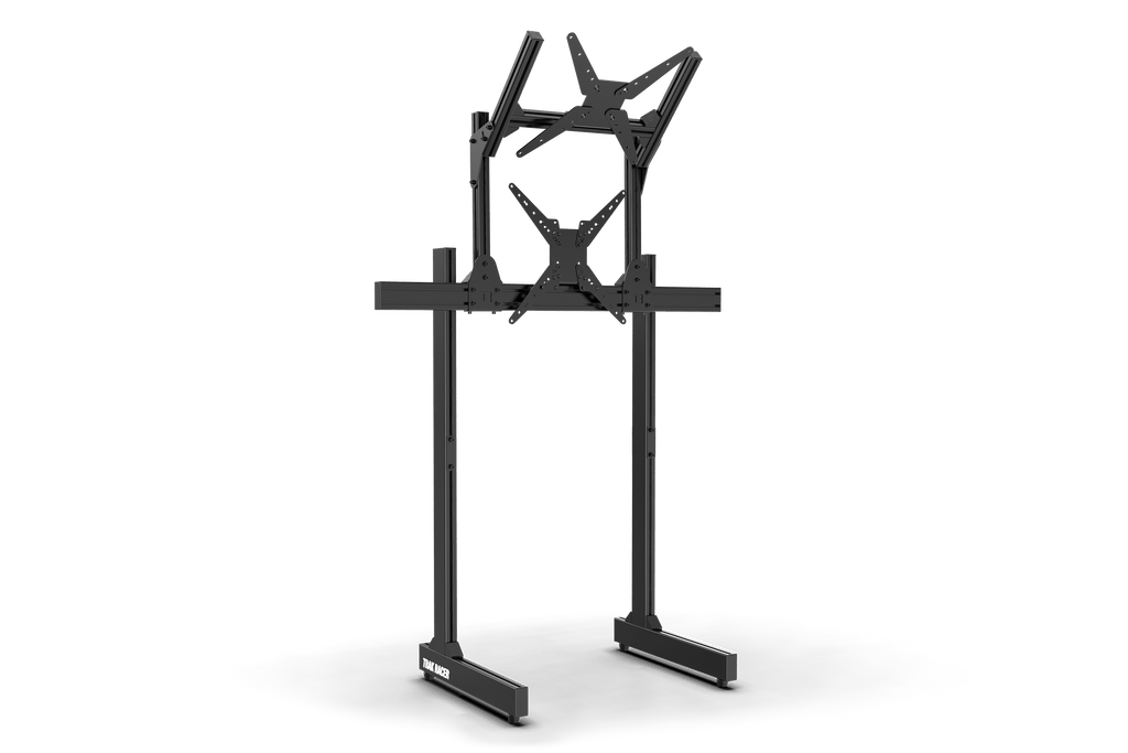 Freestanding Dual Monitor Stand - Supports up to 80" Display