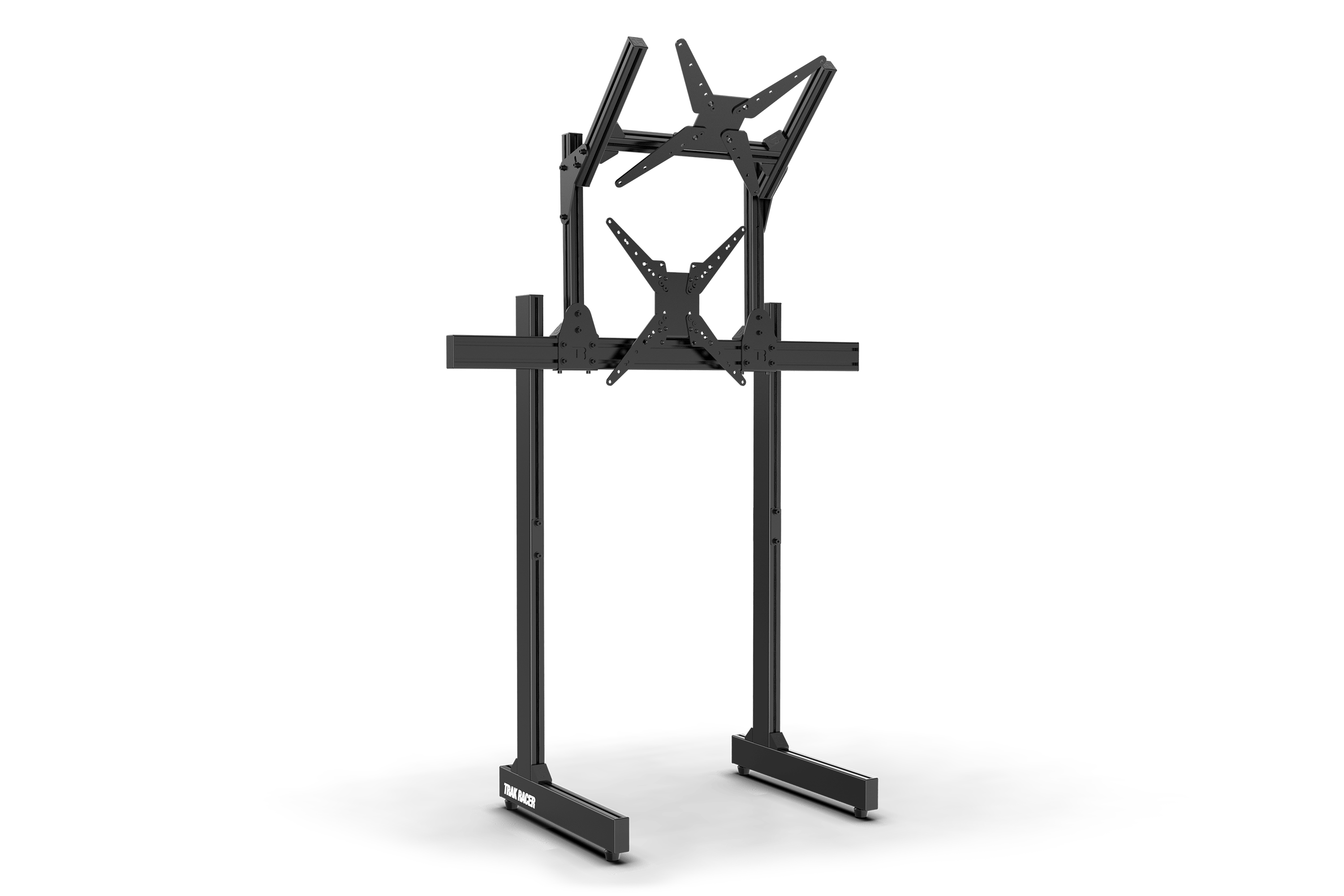 Freestanding Dual Monitor Stand - Supports up to 80" Display