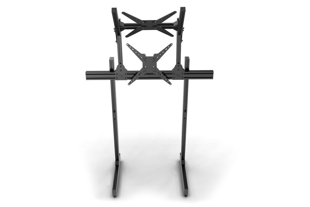 Freestanding Dual Monitor Stand - Supports up to 80" Display