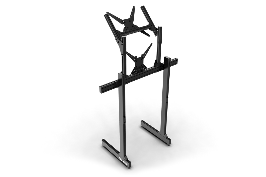 Freestanding Dual Monitor Stand - Supports up to 80" Display
