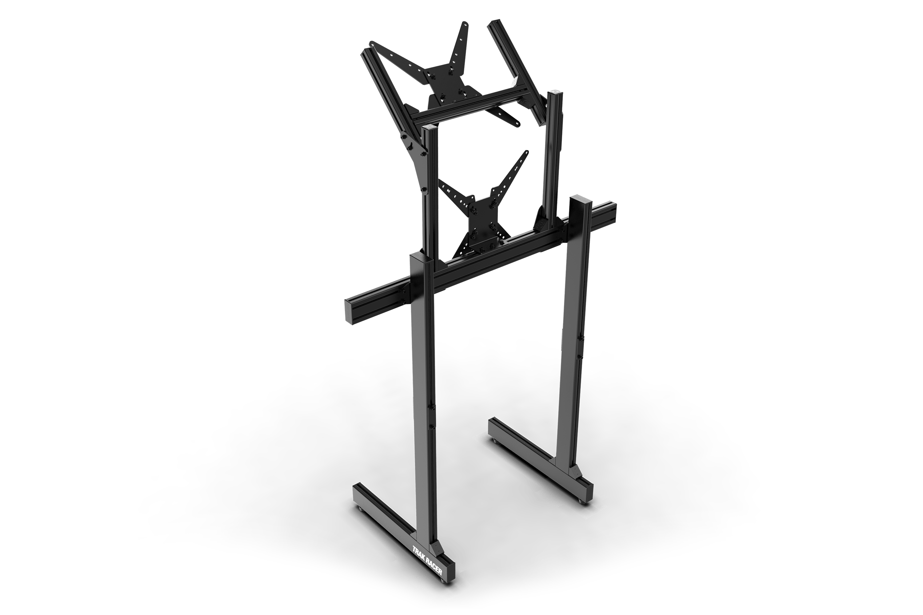 Freestanding Dual Monitor Stand - Supports up to 80" Display