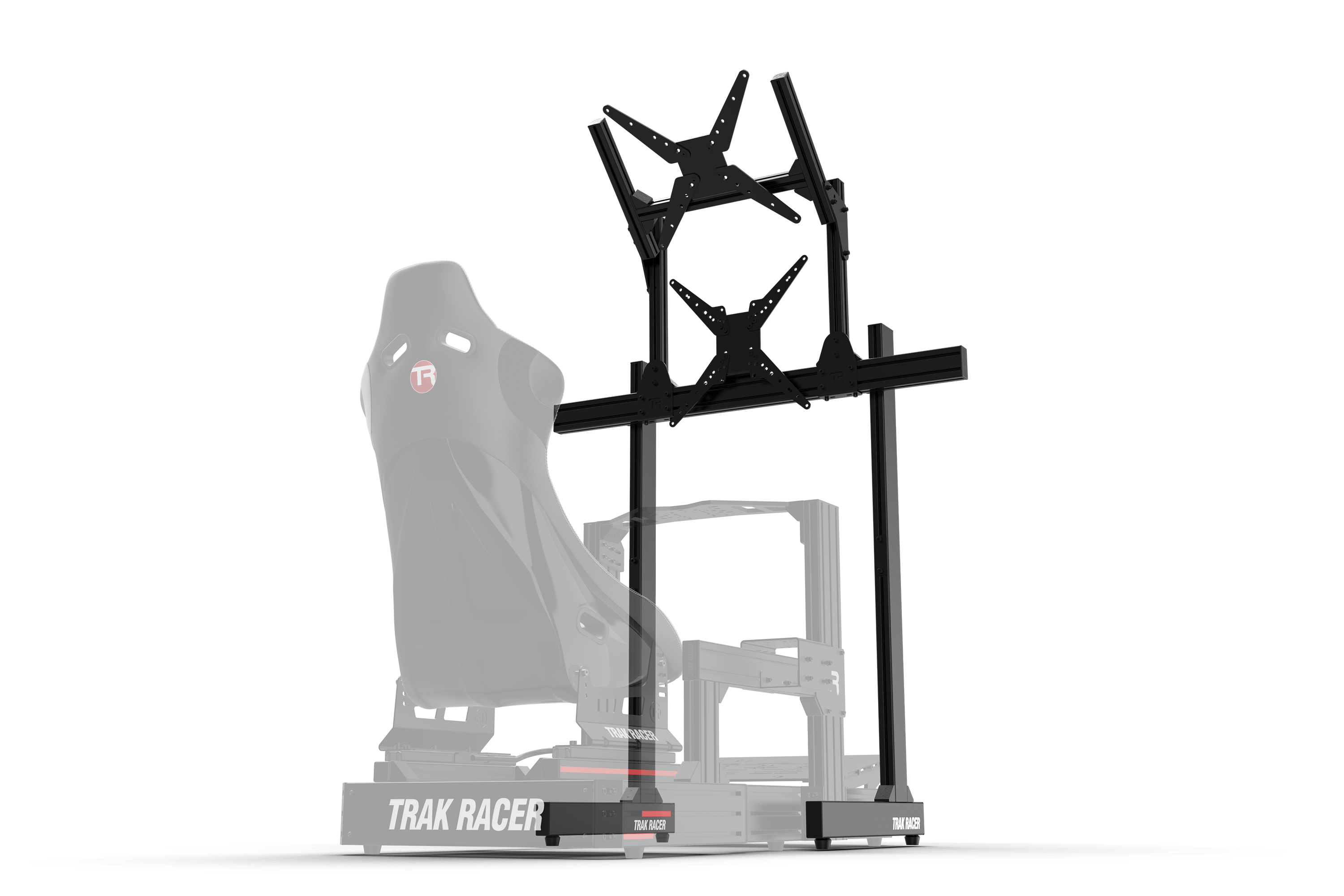 Freestanding Dual Monitor Stand - Supports up to 80" Display