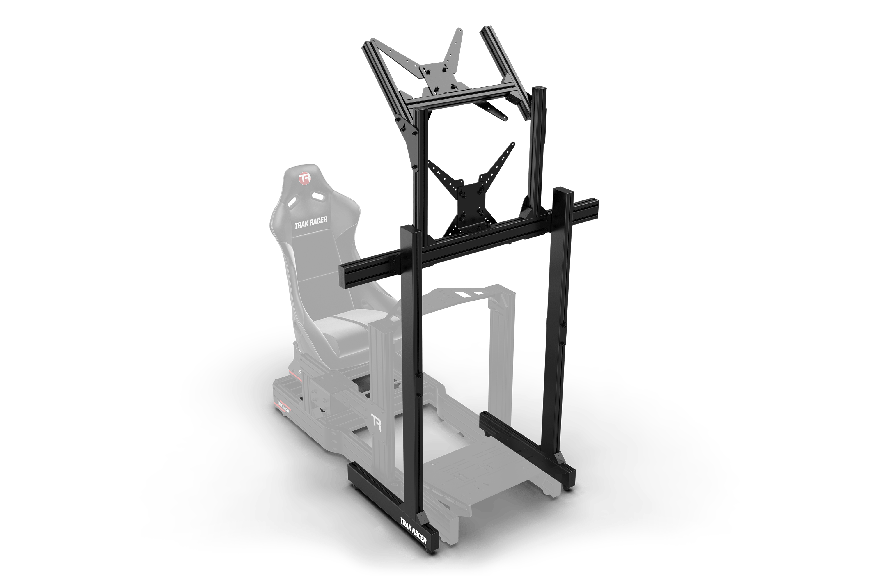 Freestanding Dual Monitor Stand - Supports up to 80" Display