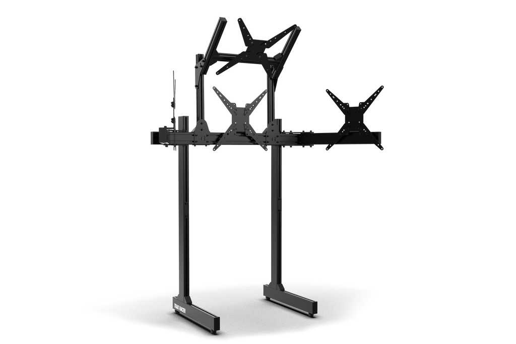 Freestanding Quad Monitor Stand - Supports up to 45" Displays