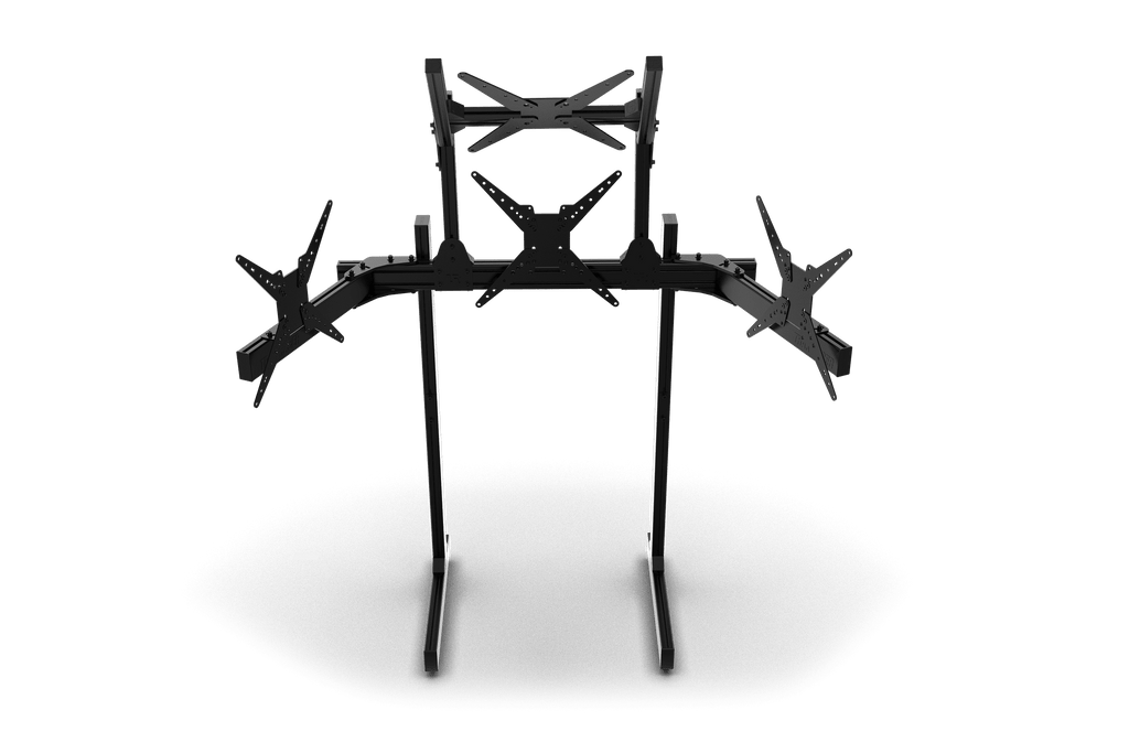 Freestanding Quad Monitor Stand - Supports up to 45" Displays