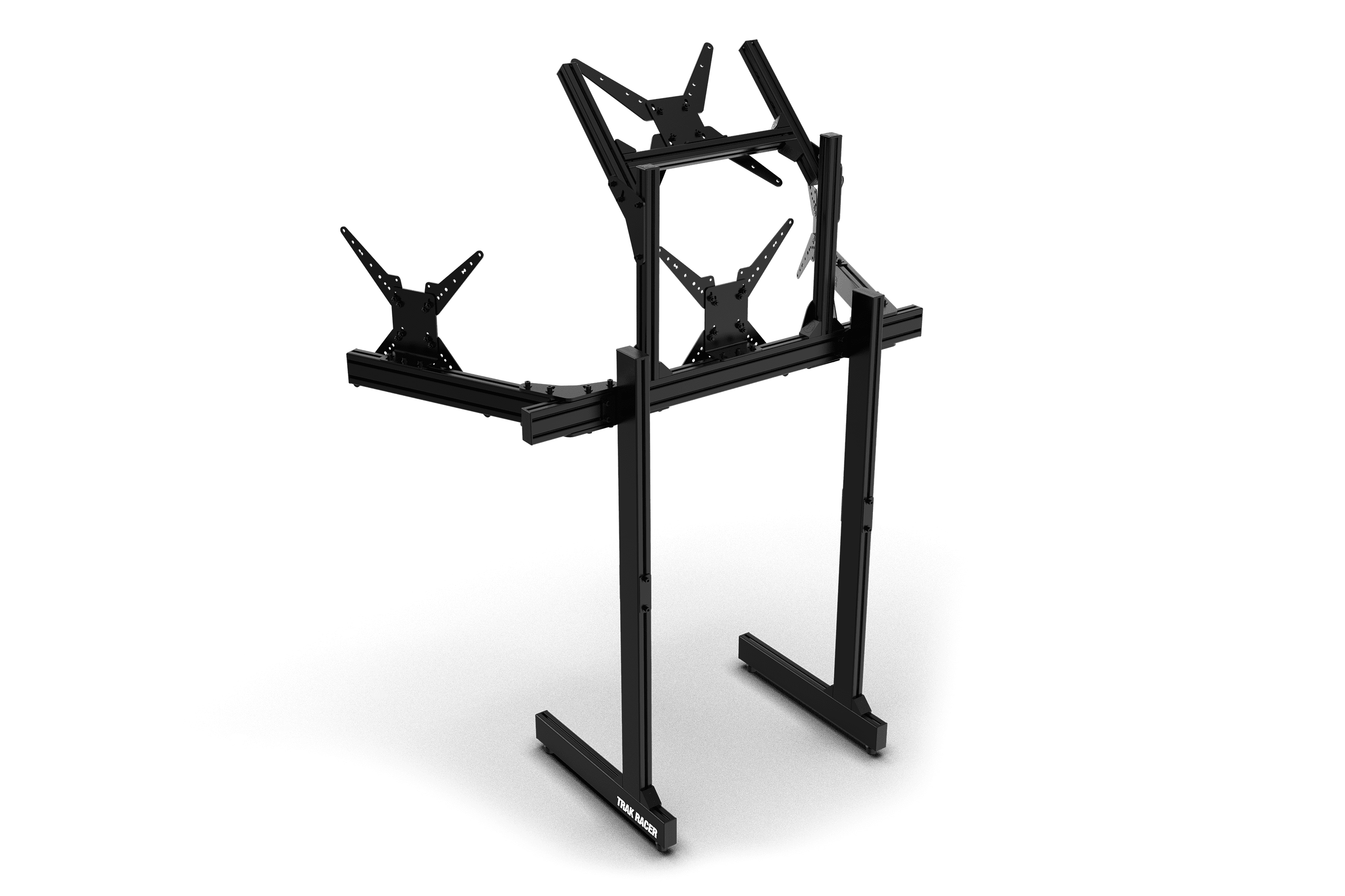 Freestanding Quad Monitor Stand - Supports up to 45" Displays