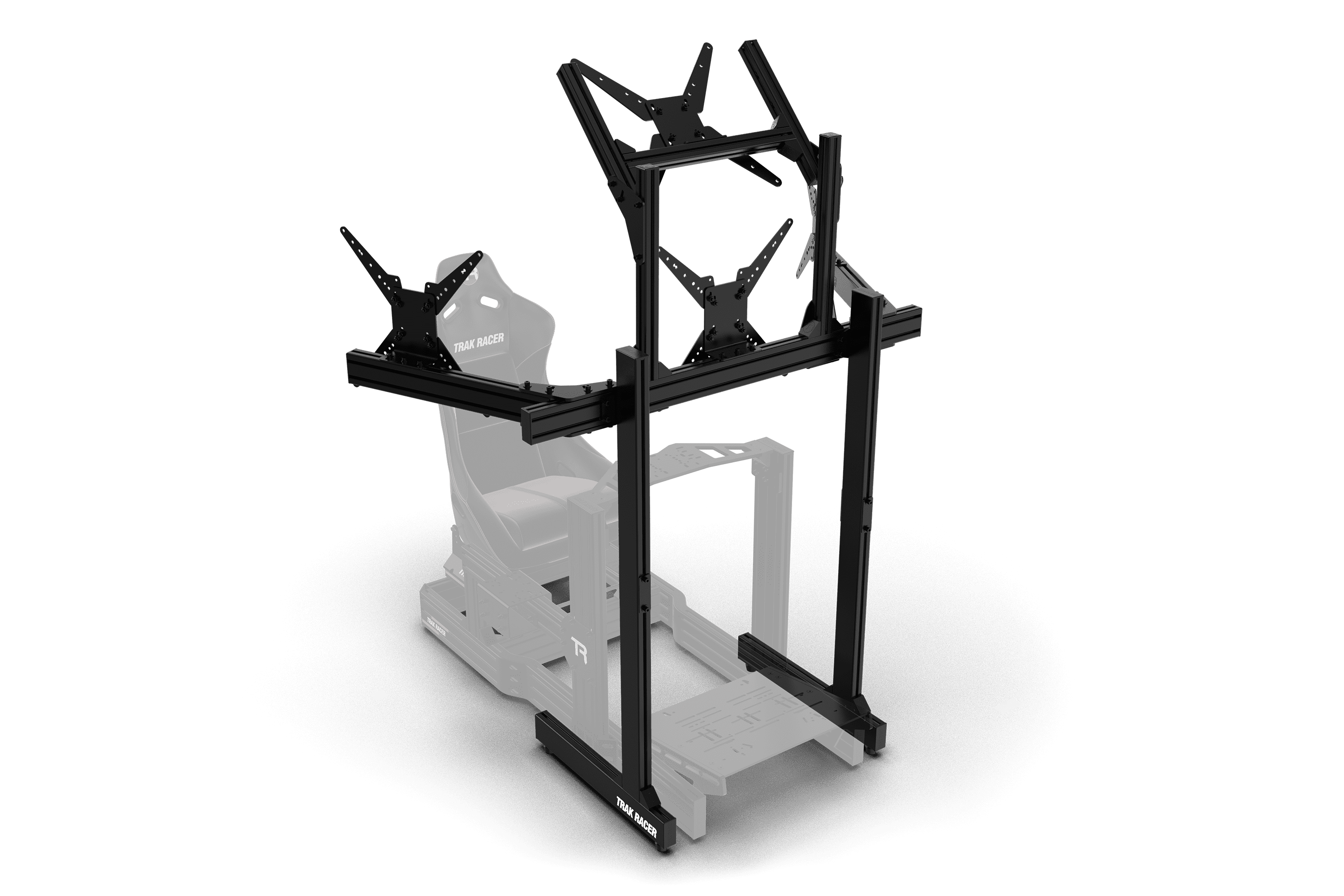 Freestanding Quad Monitor Stand - Supports up to 45" Displays