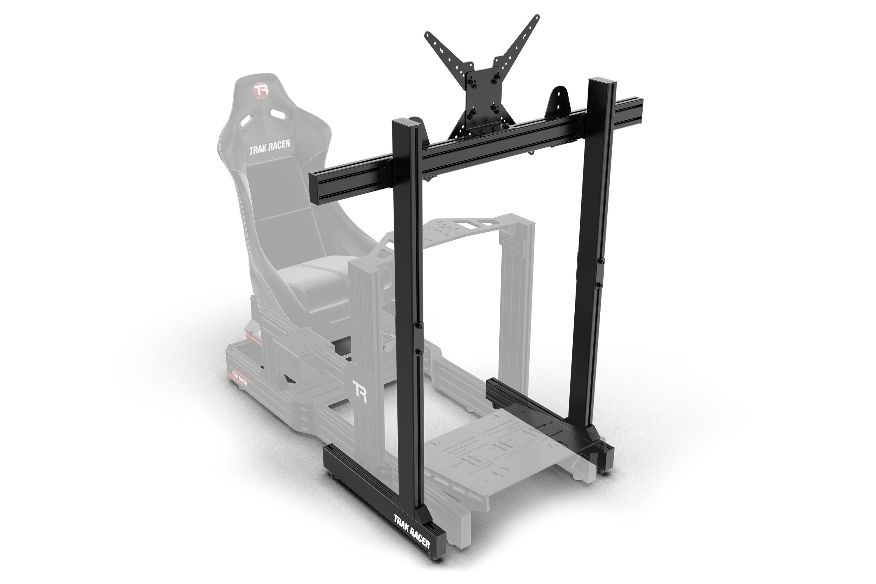 Freestanding Single Monitor Stand - Supports up to 80" Display