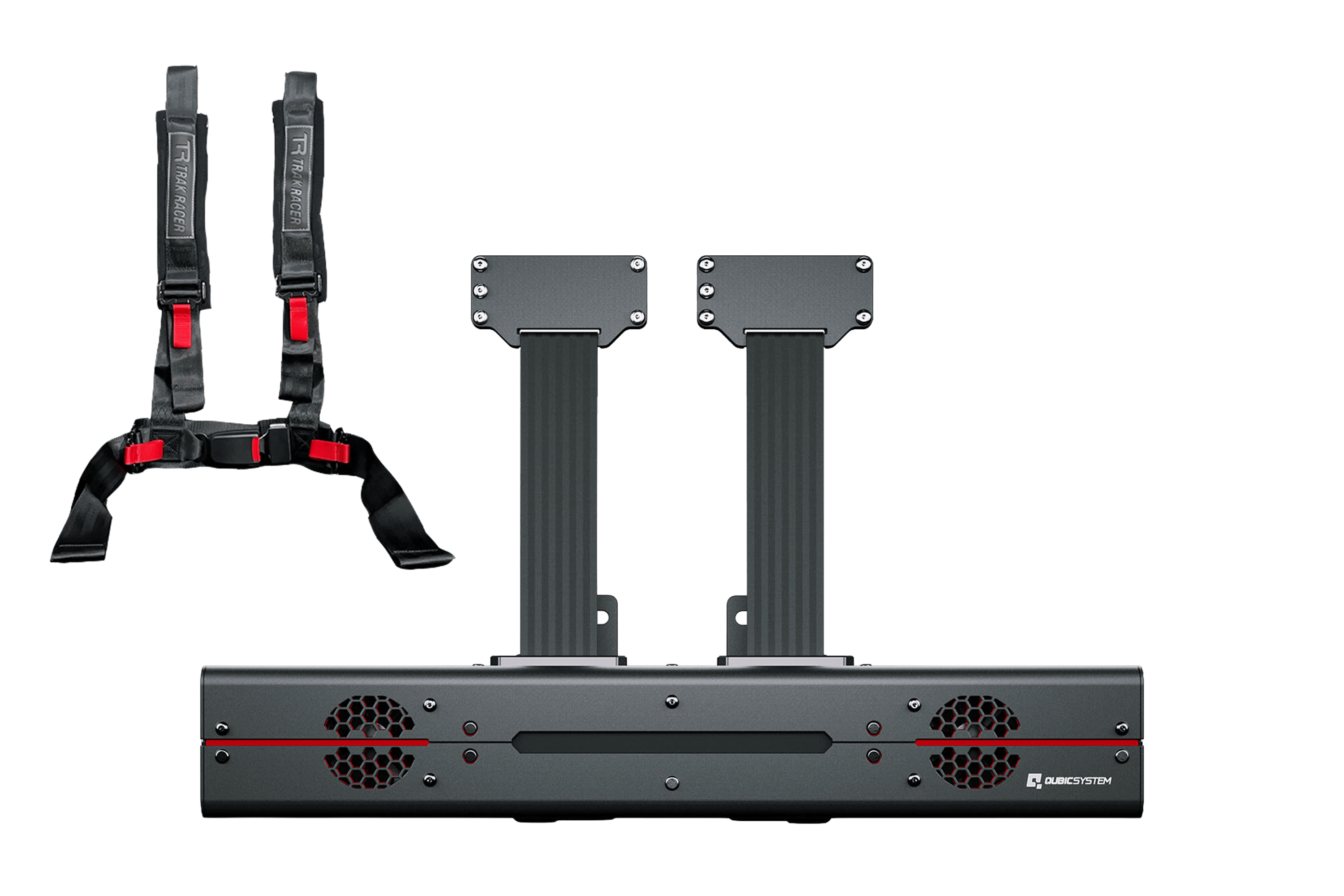 Qubic System QS-BT1 Direct Drive Seat Belt Tensioner with Optional Trak Racer Seat Harness