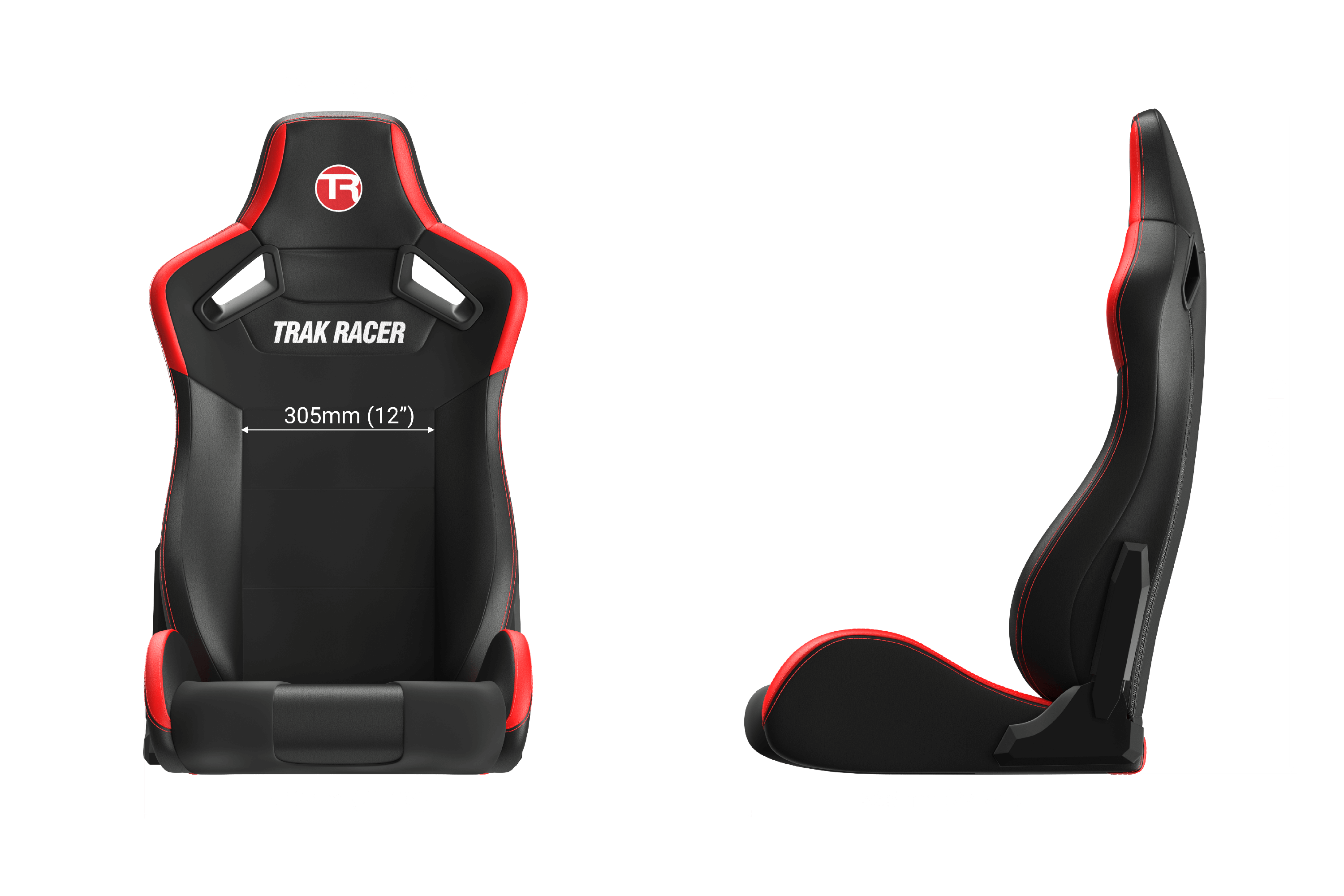 Recliner Sim Racing Seat — Premium Leather/Alcantara-Style Adjustable Seat
