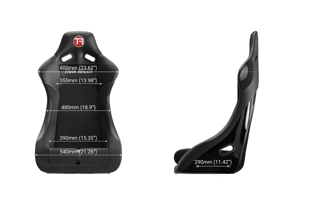 RS GT Rally-Pro Racing Seat - Fiberglass Black