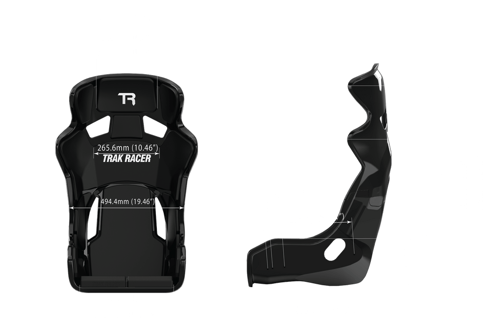 TRS TR Series GT Pro Racing Seat - Fiberglass Black