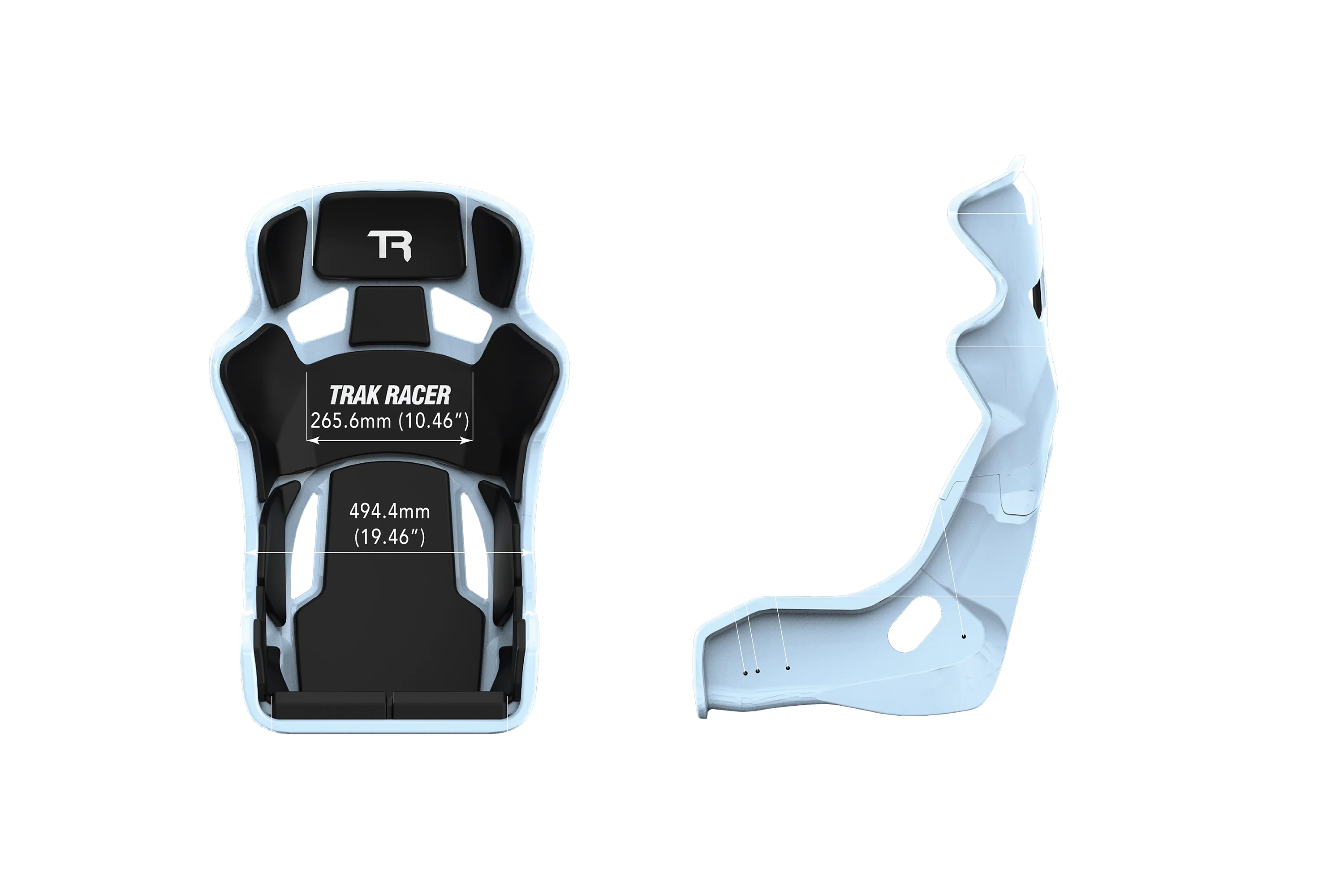 TR Series GT Pro Racing Seat - Fiberglass Pearlescent Colour-Shift
