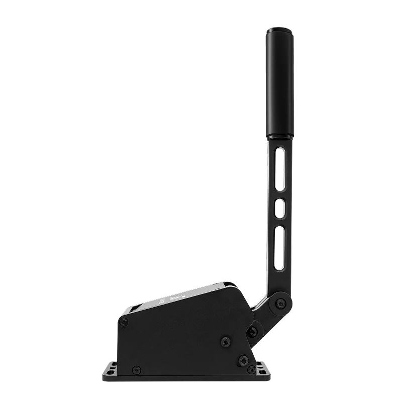 Simagic TB-1 sim racing handbrake side view showing lever and mount