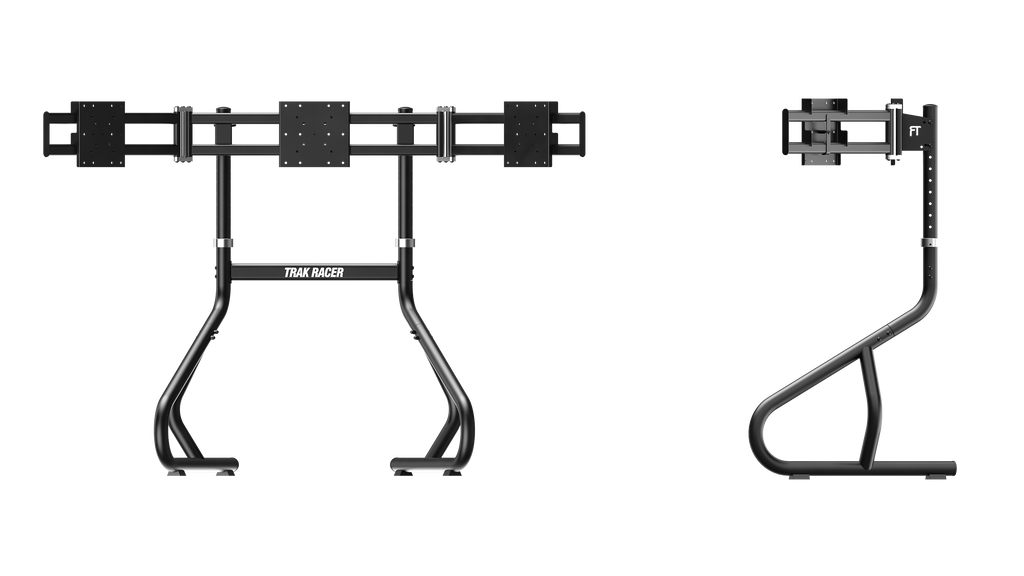 Freestanding Triple Monitor Stand - Supports 32" to 45" Displays