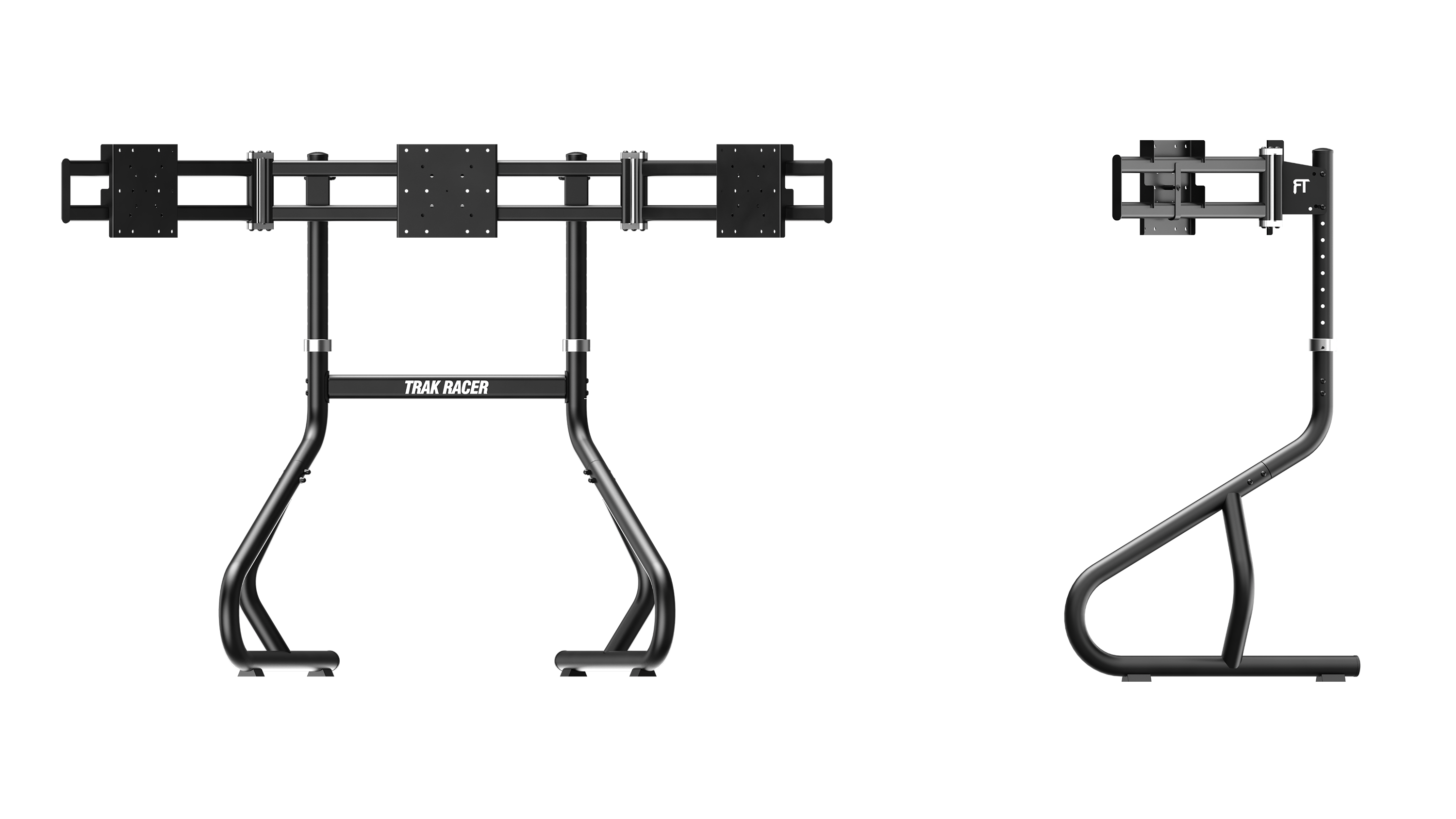 Freestanding Triple Monitor Stand - Supports 32" to 45" Displays