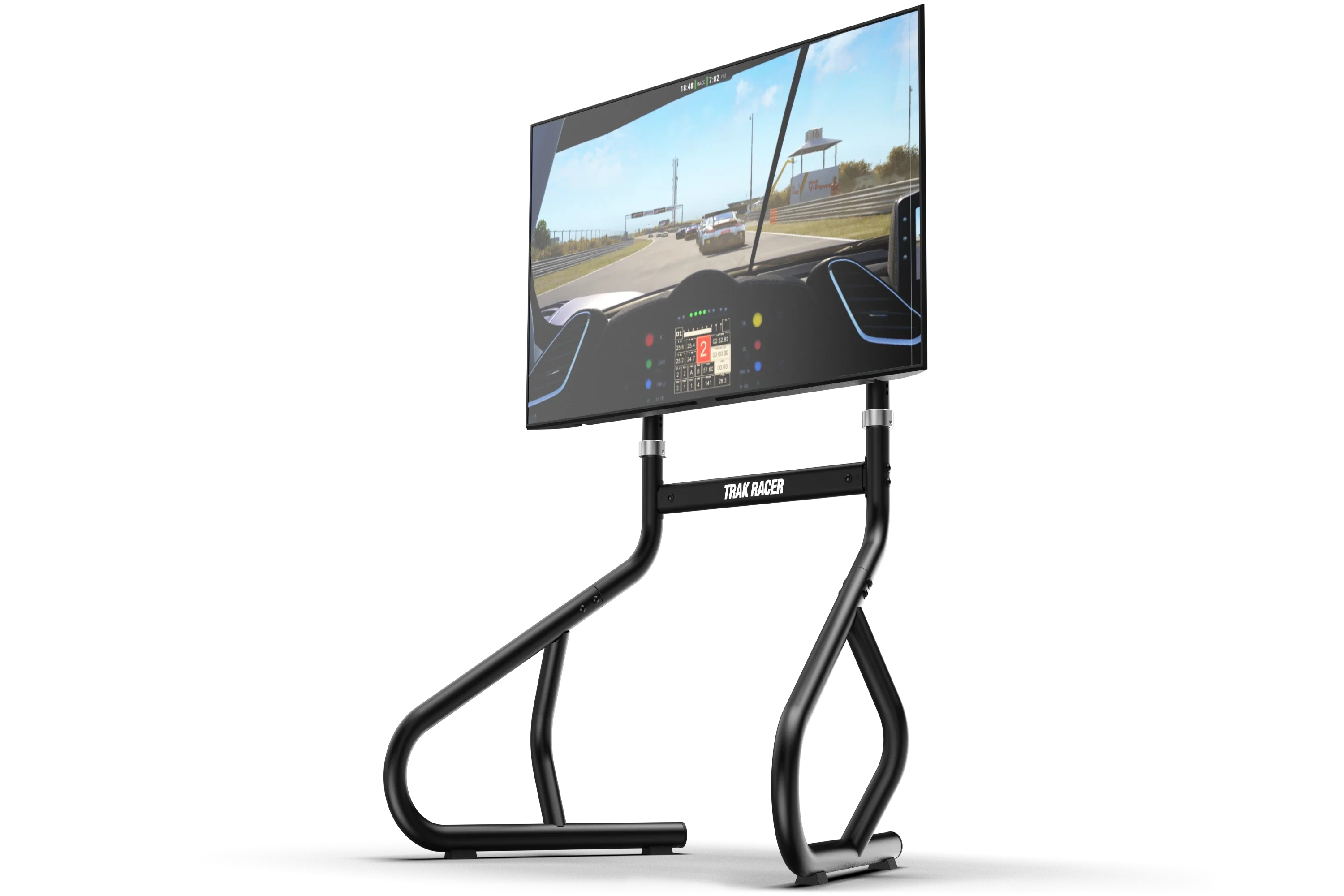 Freestanding Single Monitor Stand - Supports up to 80" Display