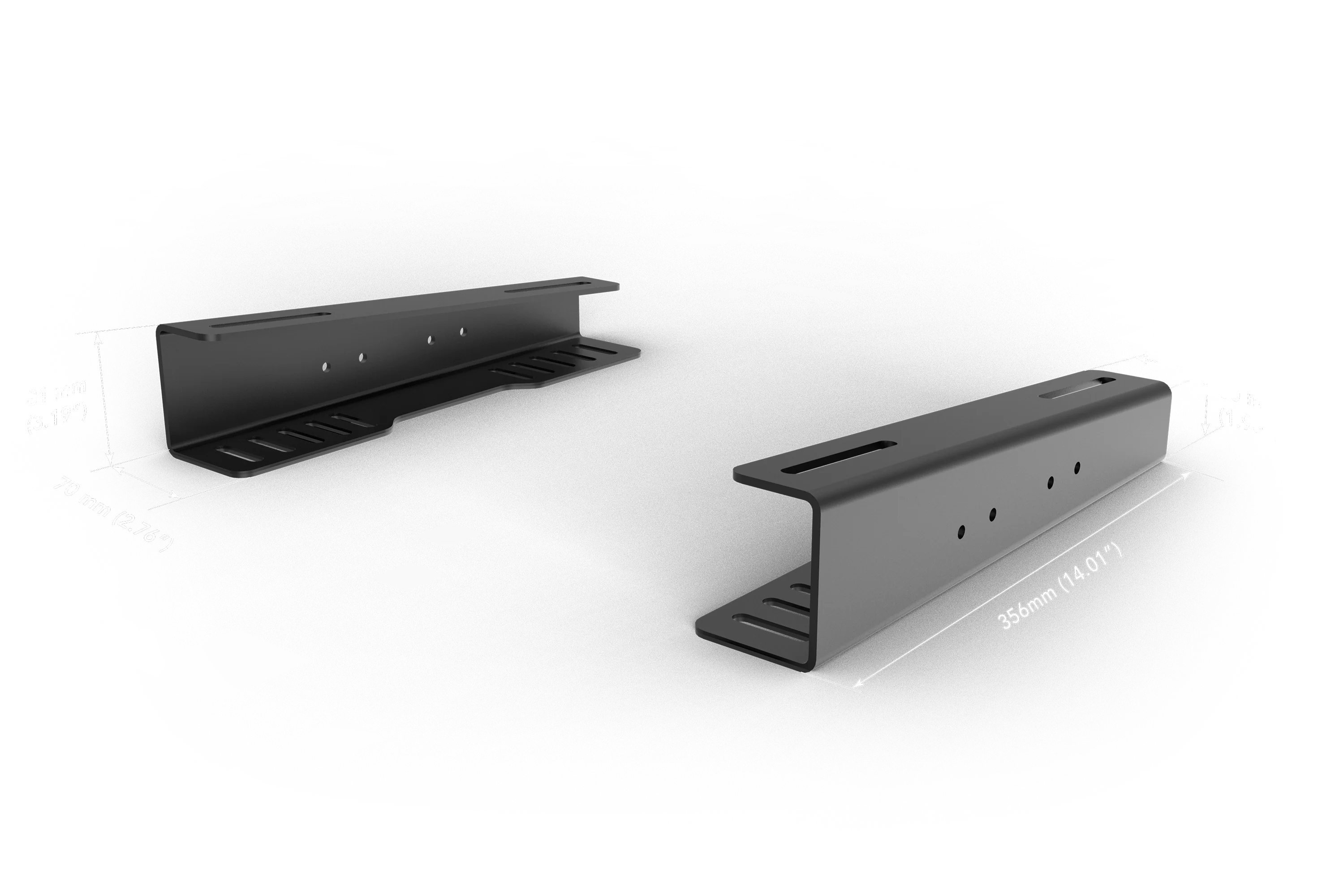 Seat Bracket Set for Recline Seats (no Angle Adjustment)