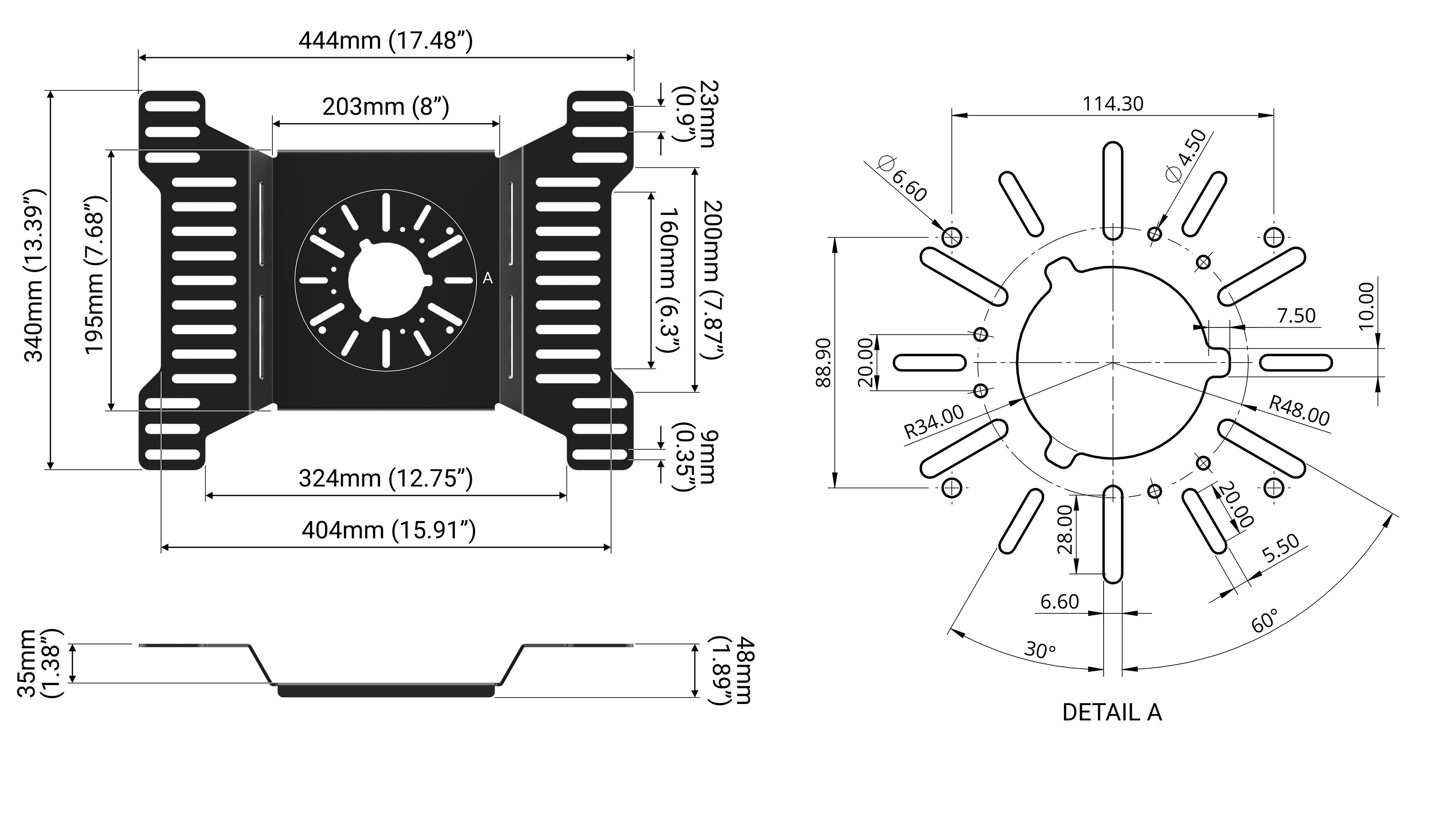 Universal Bass Shaker/Tactile Transducer Sim Rig Mount