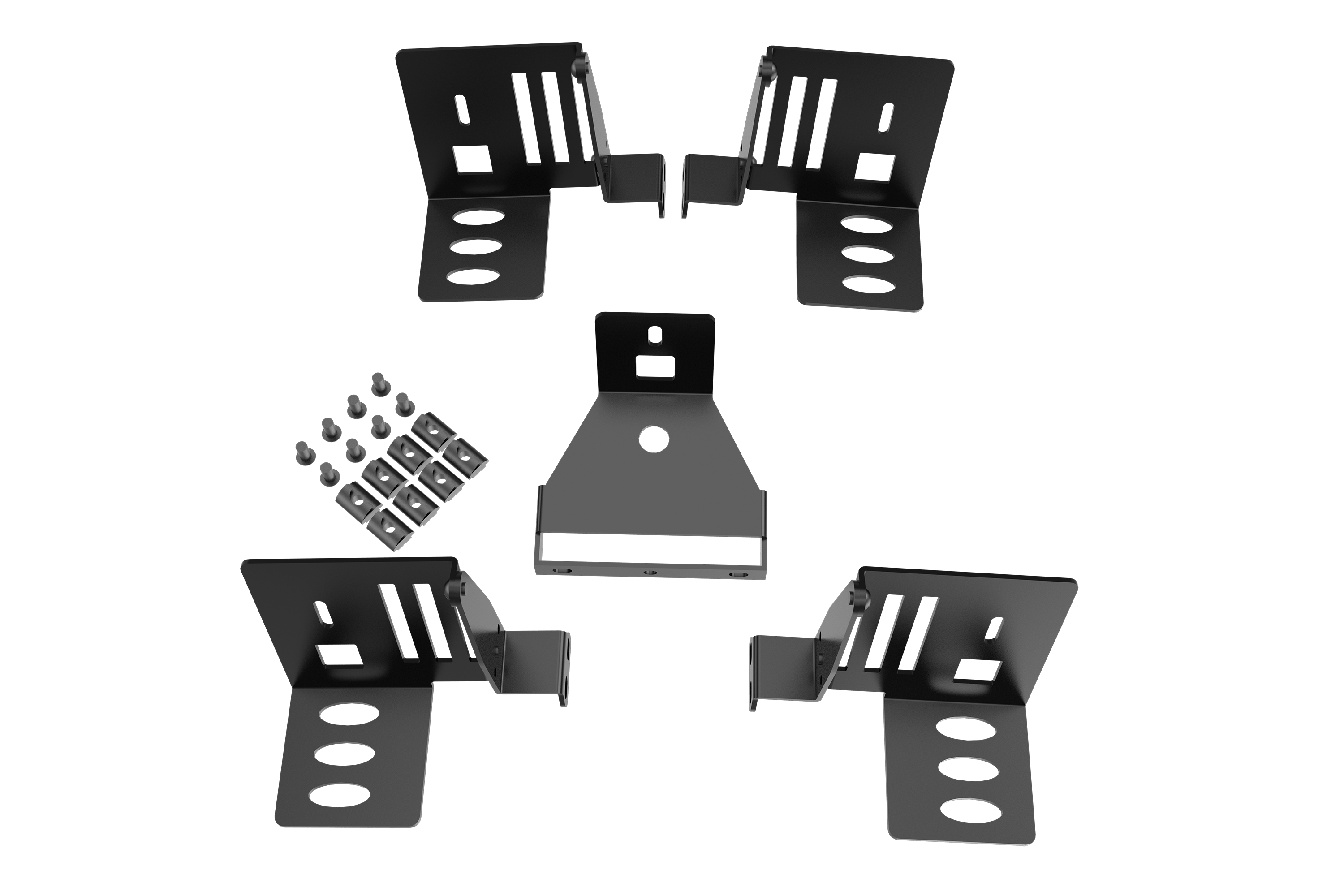 Universal Surround Speaker Mounting Kit for Extruded Aluminum Rigs - set of 5
