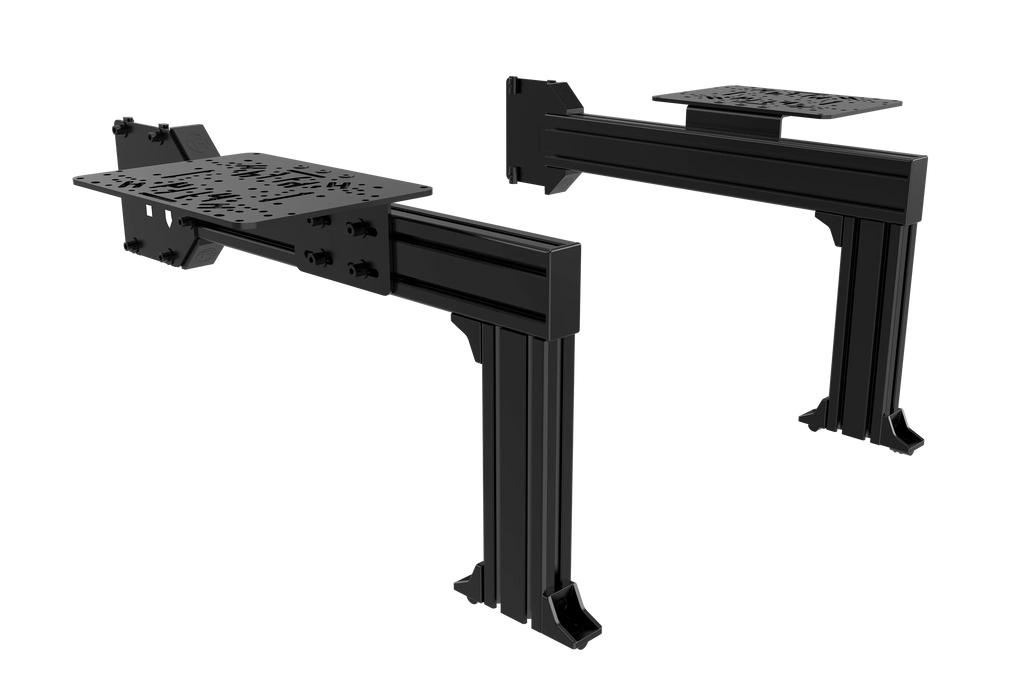 Flight Sim Control Mounts with 2 Side Supports for all Aluminum Cockpits