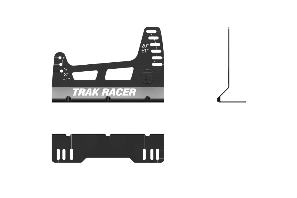 TR Series GT Pro Racing Seat - Fiberglass Grey