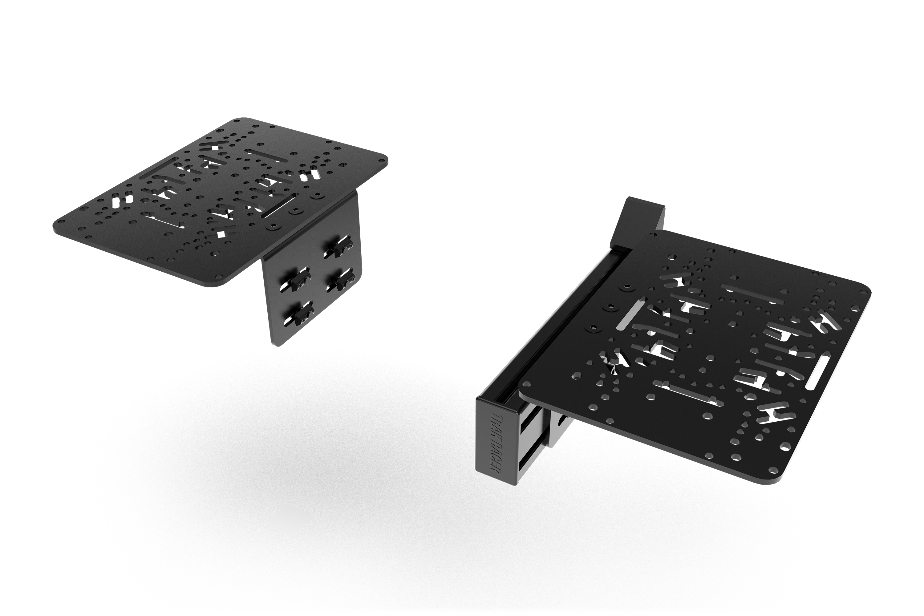Flight Sim Control Mounts with 1 Side Support for all Aluminum Cockpits