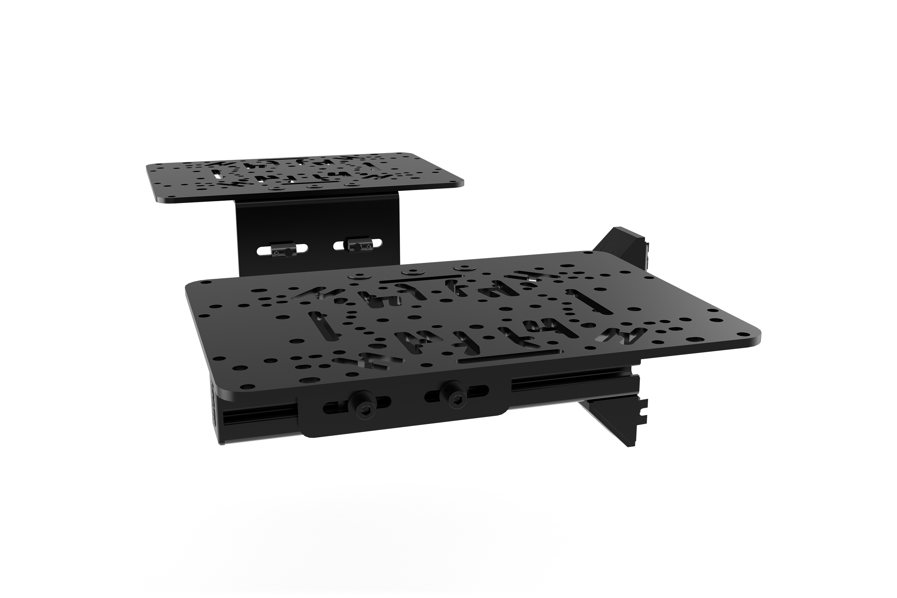 Flight Sim Control Mounts with 1 Side Support for all Aluminum Cockpits