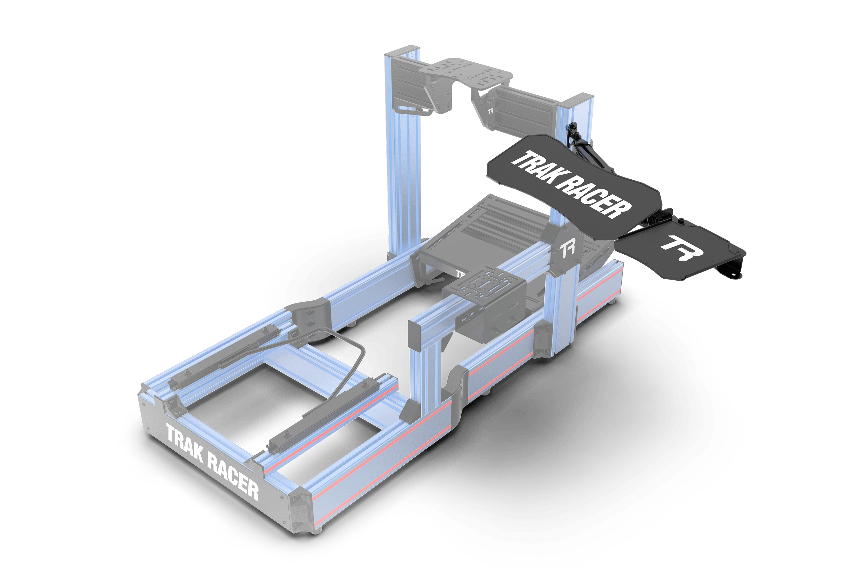 Adjustable Keyboard Mouse Tray V2 for Aluminium Cockpits